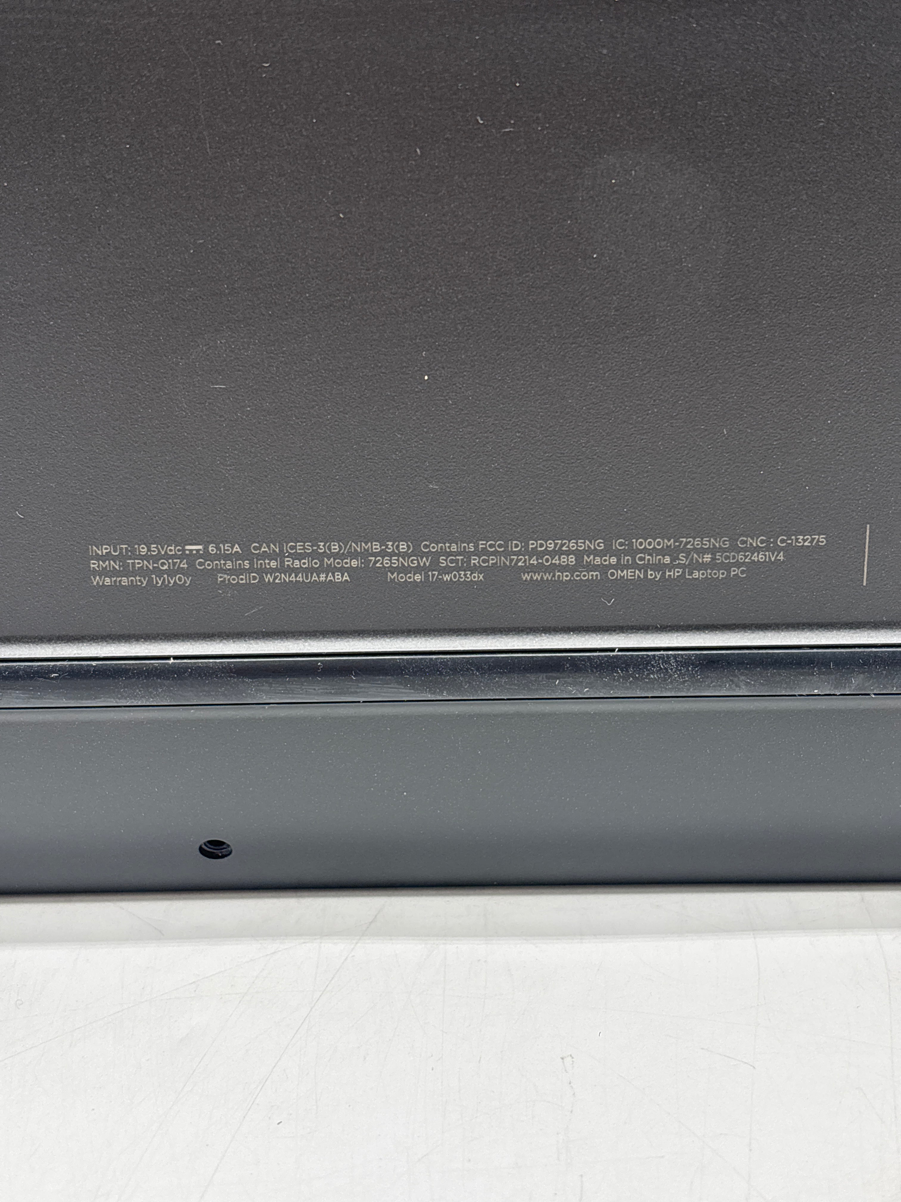 HP OMEN 17-W003DX i7-6700HQ 12GB RAM 1TB HDD GTX 965M - For Parts (No Power)