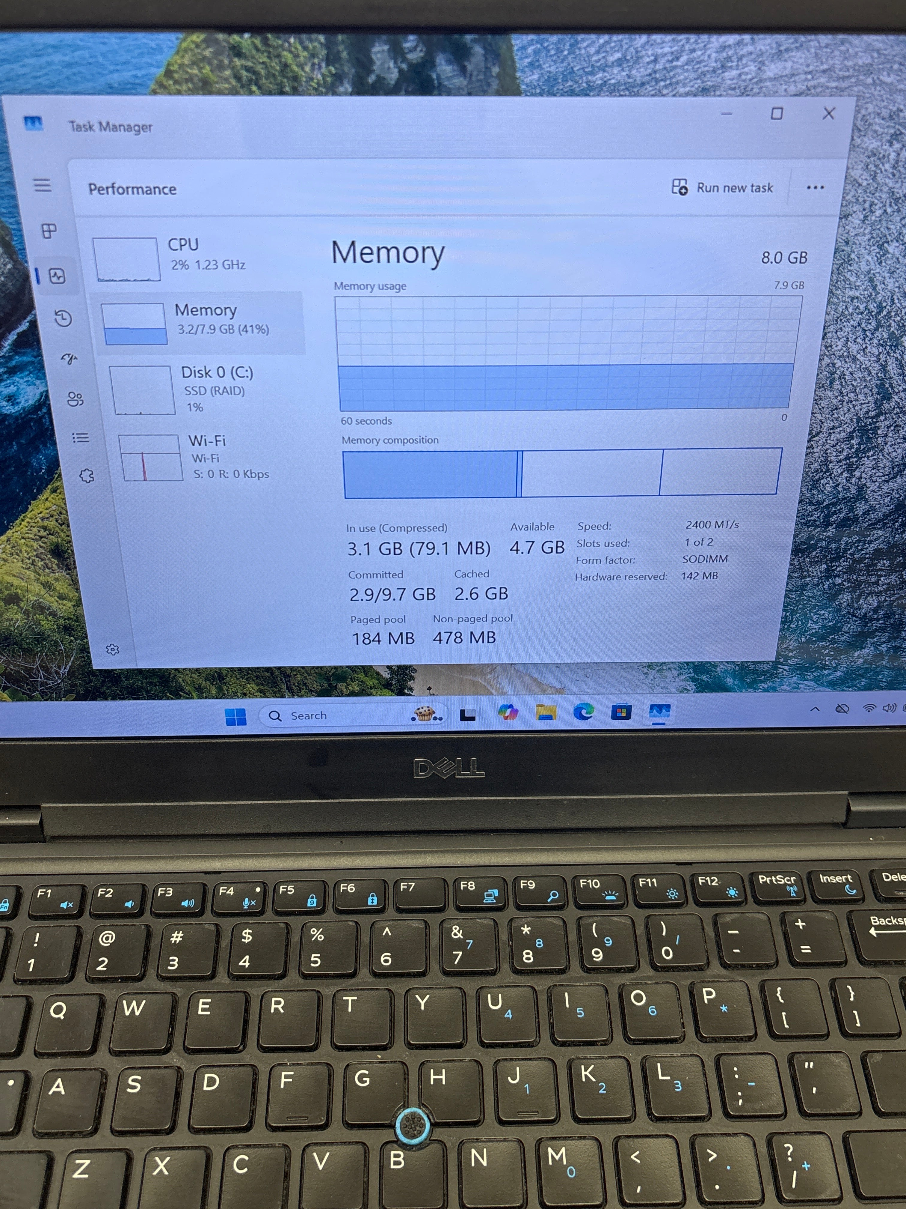 Dell Latitude 5490 i5-8350U 8GB RAM 256GB SSD - For Parts (Bad Battery)