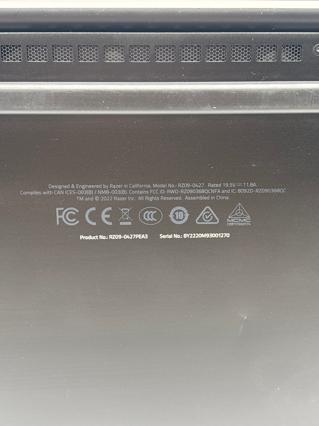 Razer Blade 14 RZ09-0427 Ryzen 9 6900HX 16GB RAM 1TB SSD RTX 3080 Ti