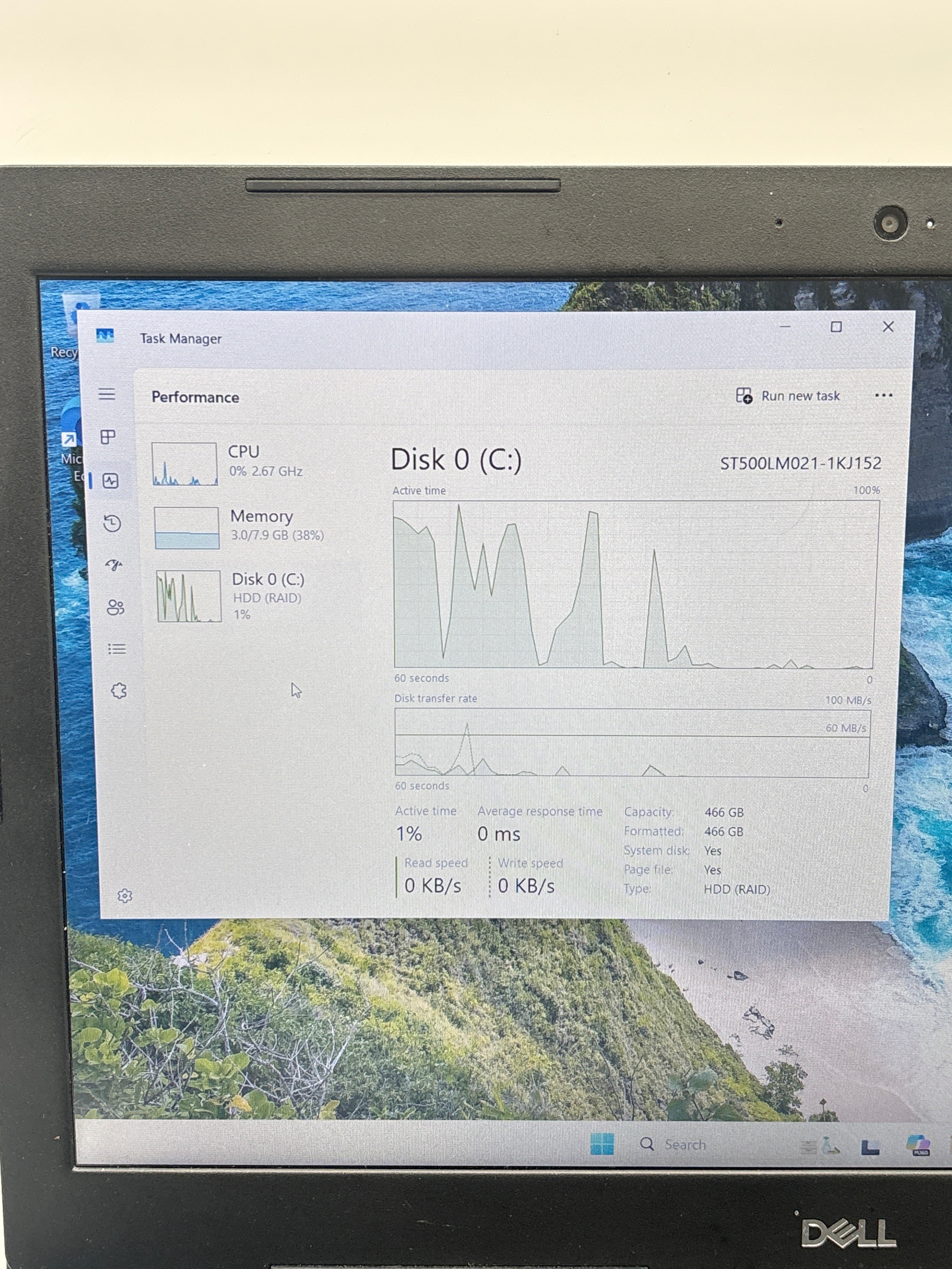 Dell Latitude 3590 i7 8th Gen 8GB RAM 512GB SSD - Bad Battery
