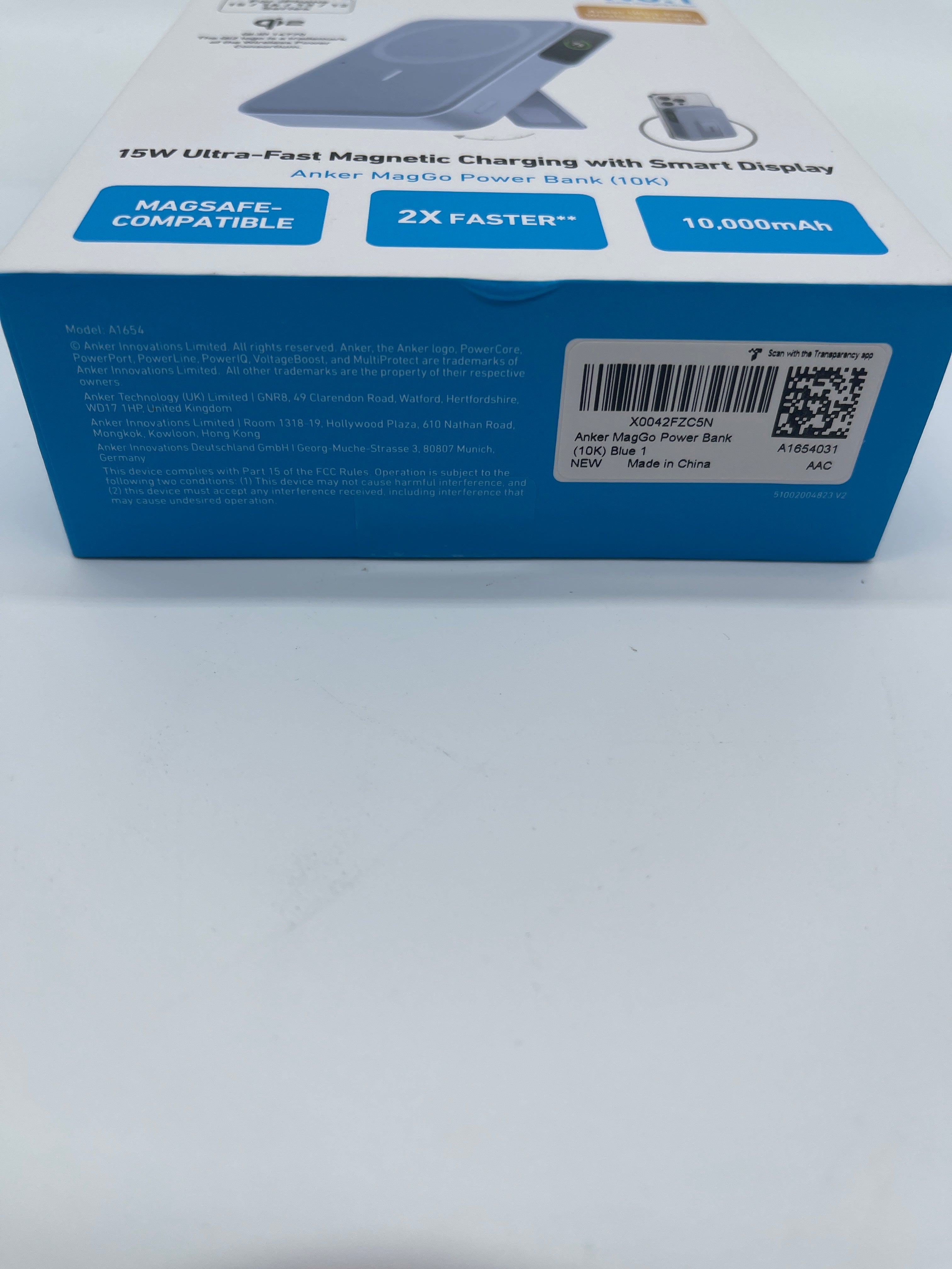 Anker 633 MagGo 10000mAh Magnetic Battery Blue Qi2 Certified New