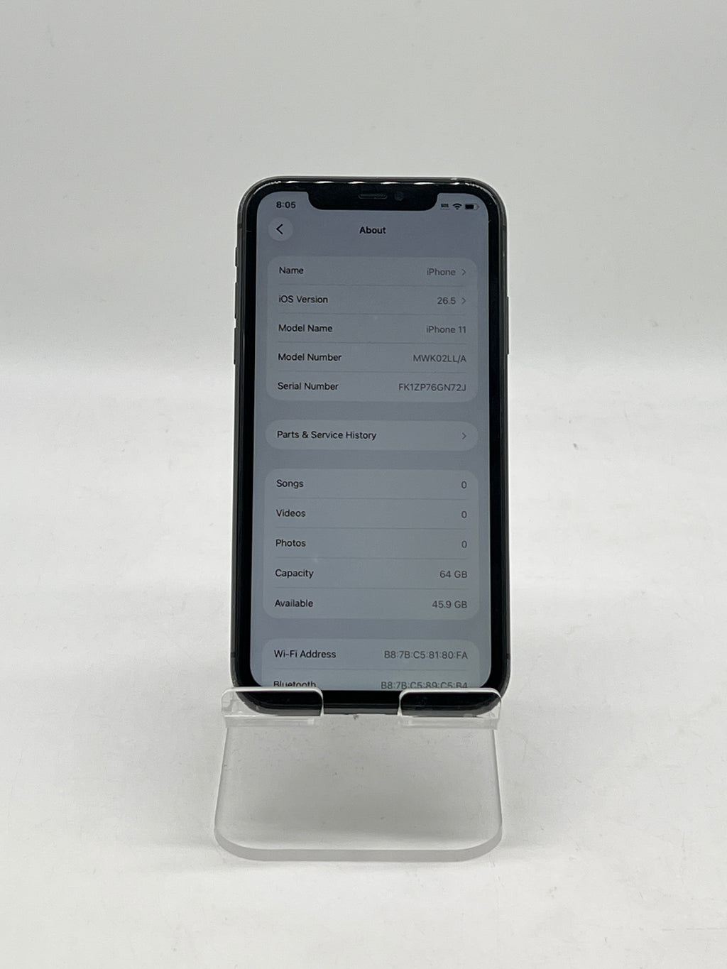 Apple iPhone 11 64GB Black Sprint Locked - For Parts
