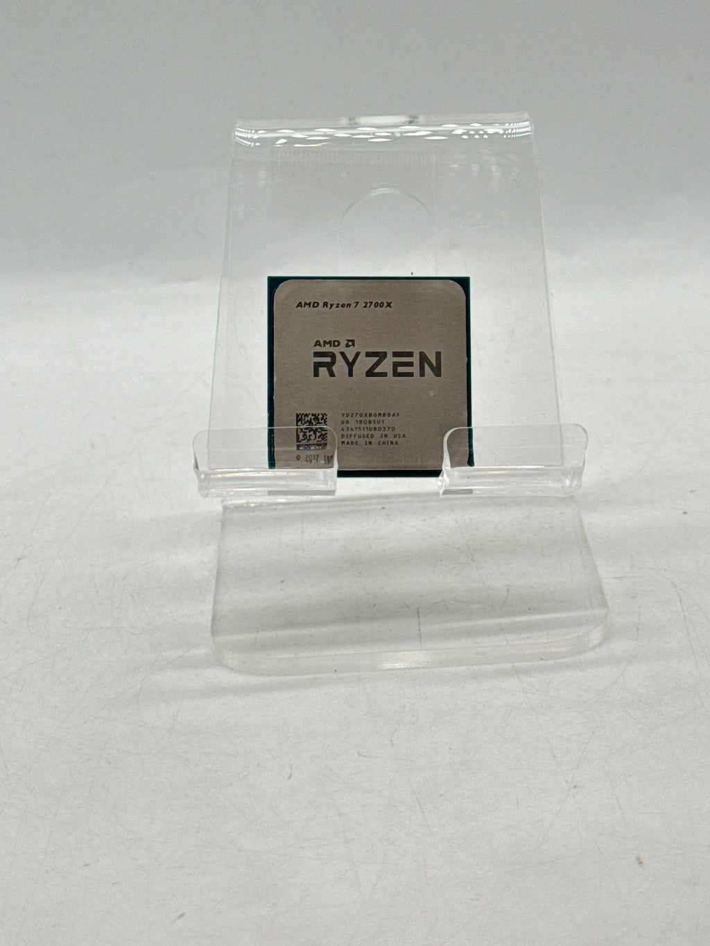 AMD Ryzen 7 2700X 3.70GHz 8-Core 16-Thread AM4 Desktop CPU YD270XBGM88AF - Used