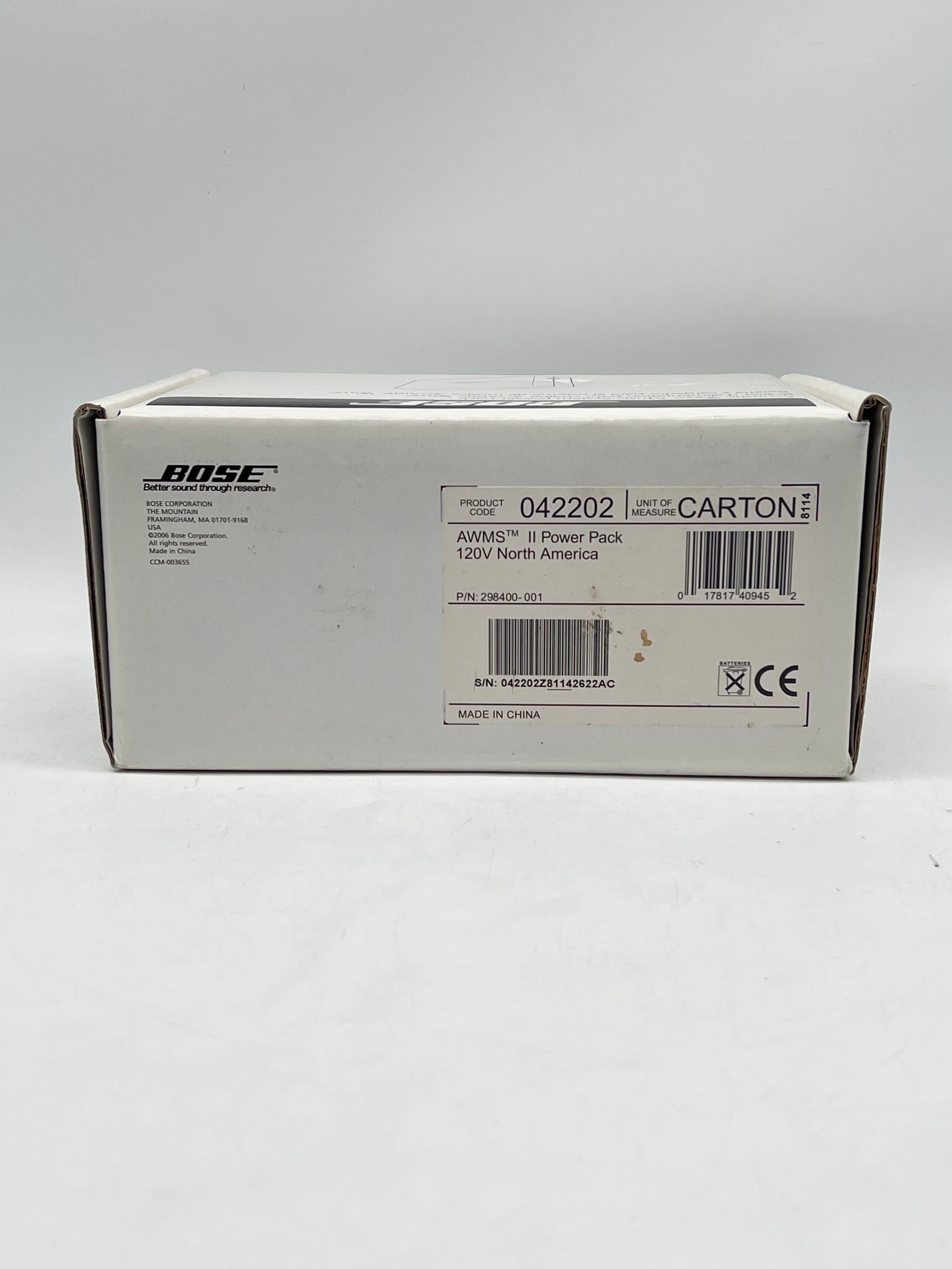 Bose Acoustic Wave II Power Pack & Battery Model 042202 - Open Box