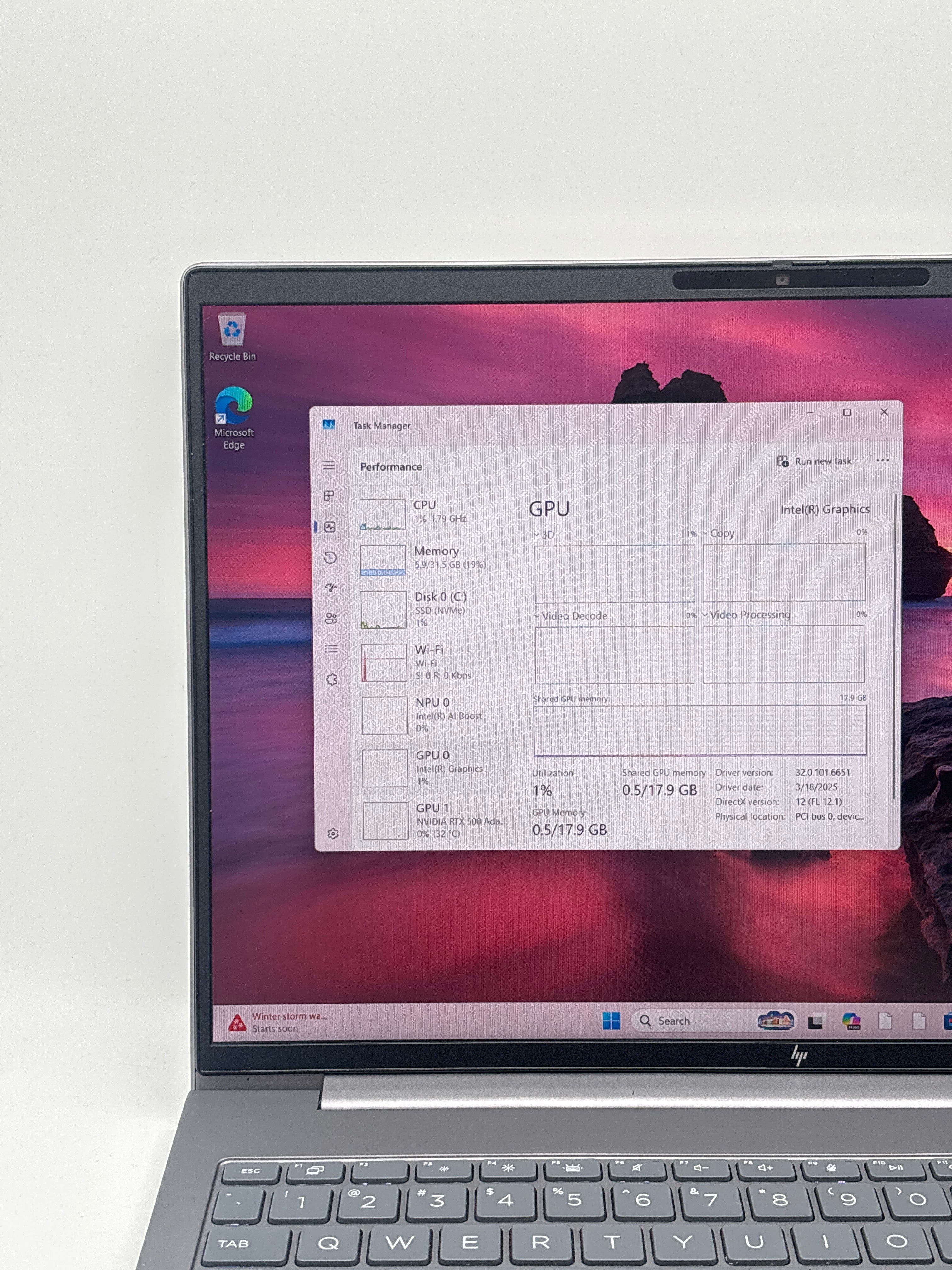 HP ZBook Power G11 Ultra 7 155H 32GB RAM 512GB SSD RTX 500 Ada