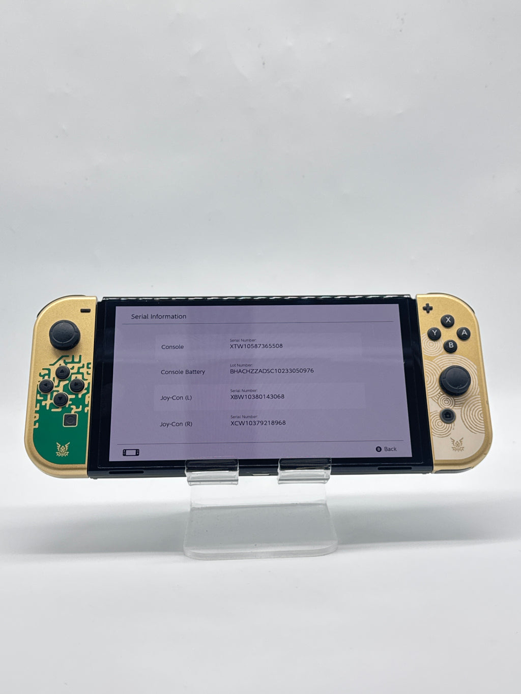 Nintendo Switch OLED HEG-001 64GB TotK Special Edition White/Gold - Used