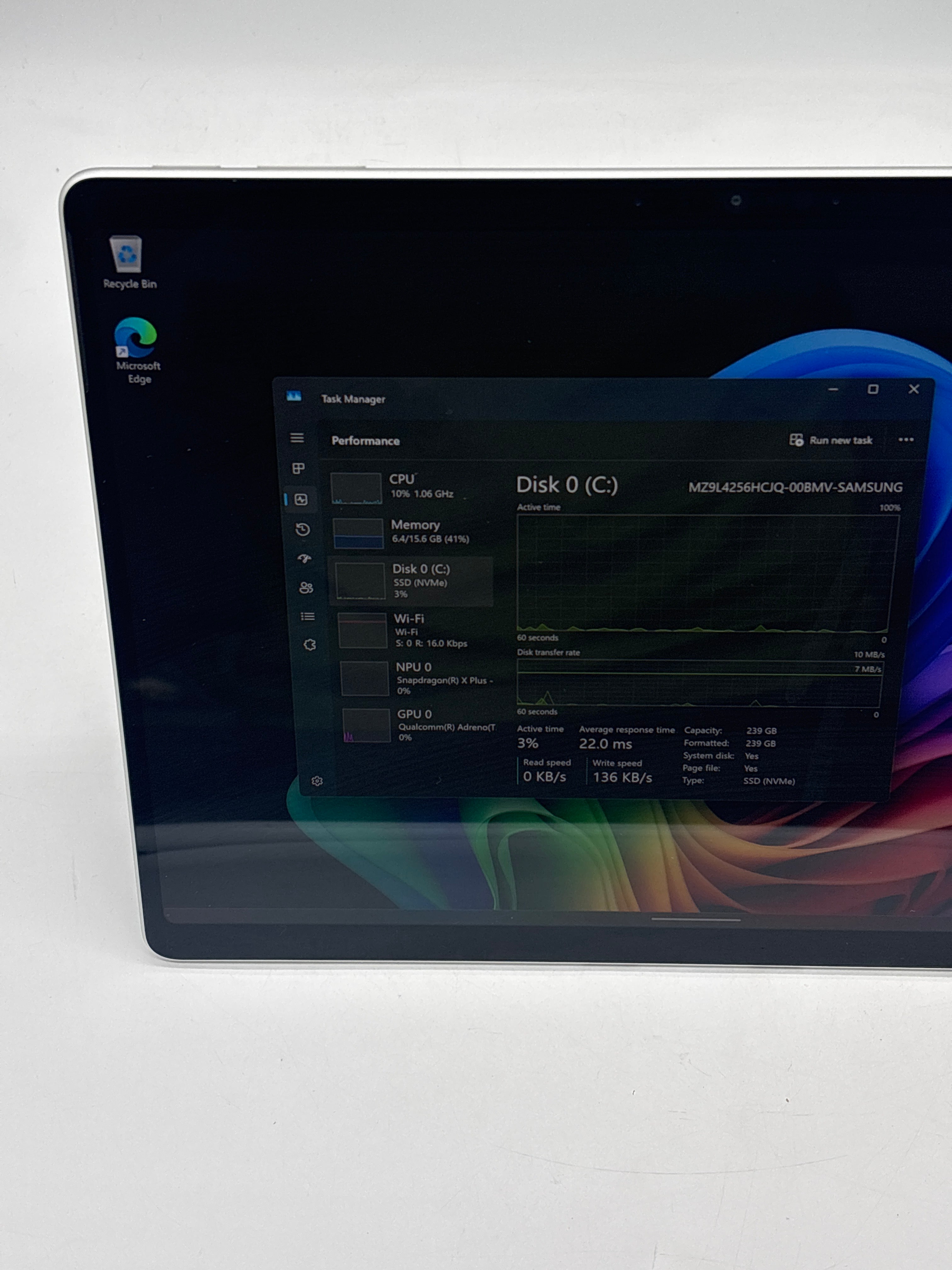 Microsoft Surface Pro 2085 11th Edition Snapdragon X 10-Core 16GB RAM 256GB SSD