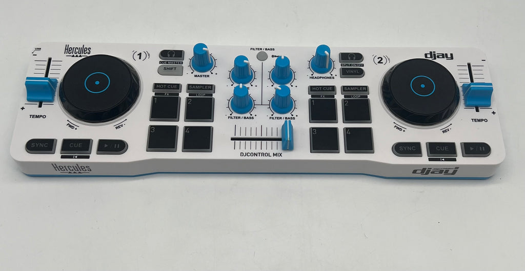 Hercules DJCONTROL Mix Blue Edition DJ Controller - Used With Box