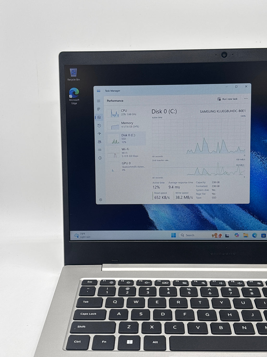 Samsung Galaxy Book Go 5G NP545XLA Snapdragon 8cx Gen 2 8GB RAM 256GB SSD