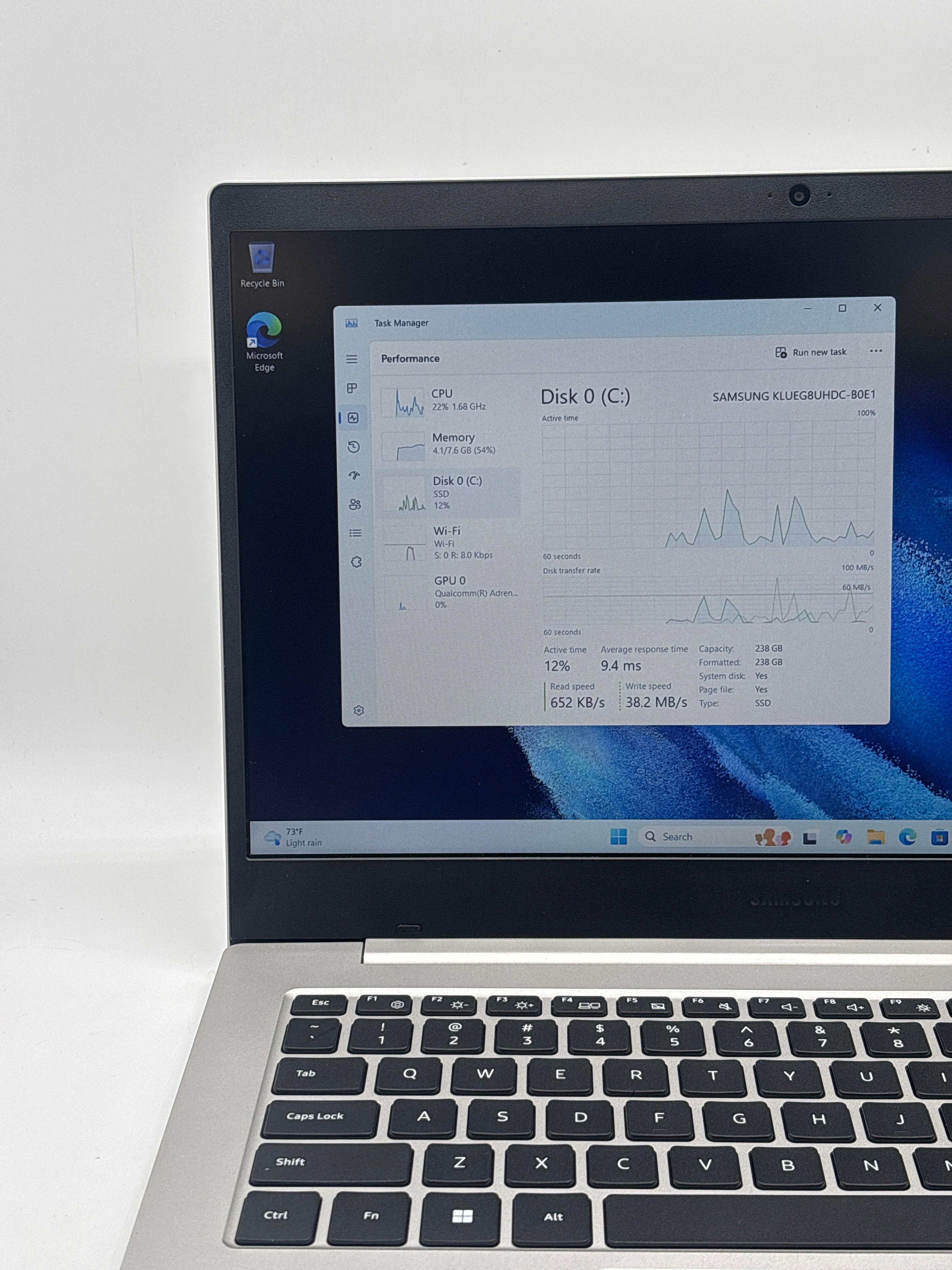Samsung Galaxy Book Go 5G NP545XLA Snapdragon 8cx Gen 2 8GB RAM 256GB SSD