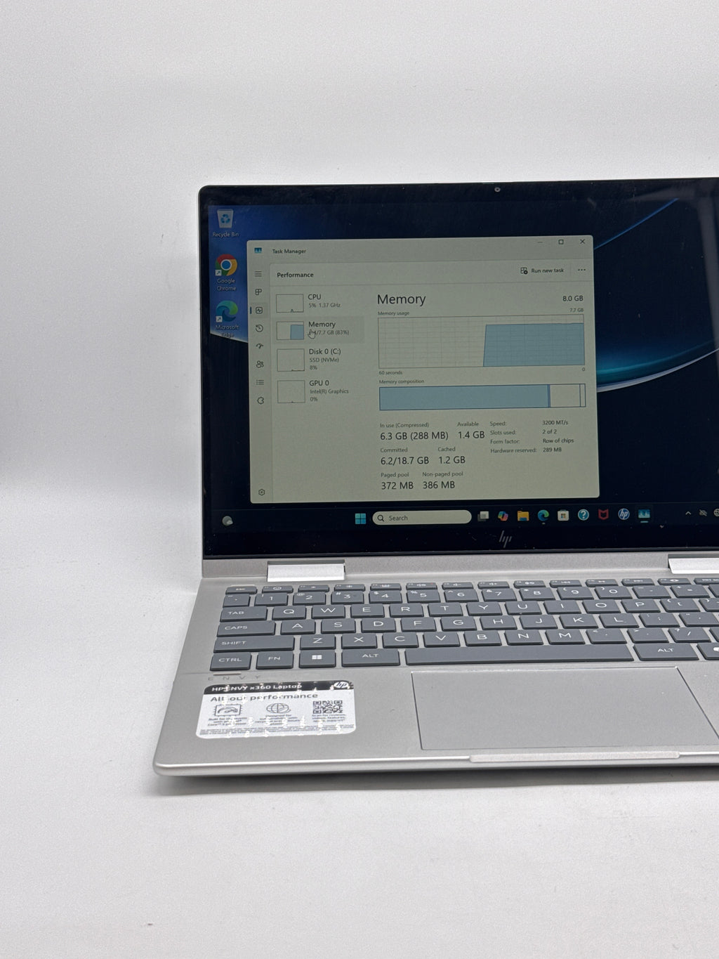 HP Envy x360 14-es1 14" Intel Core 5 120U 8GB 512GB SSD - Used