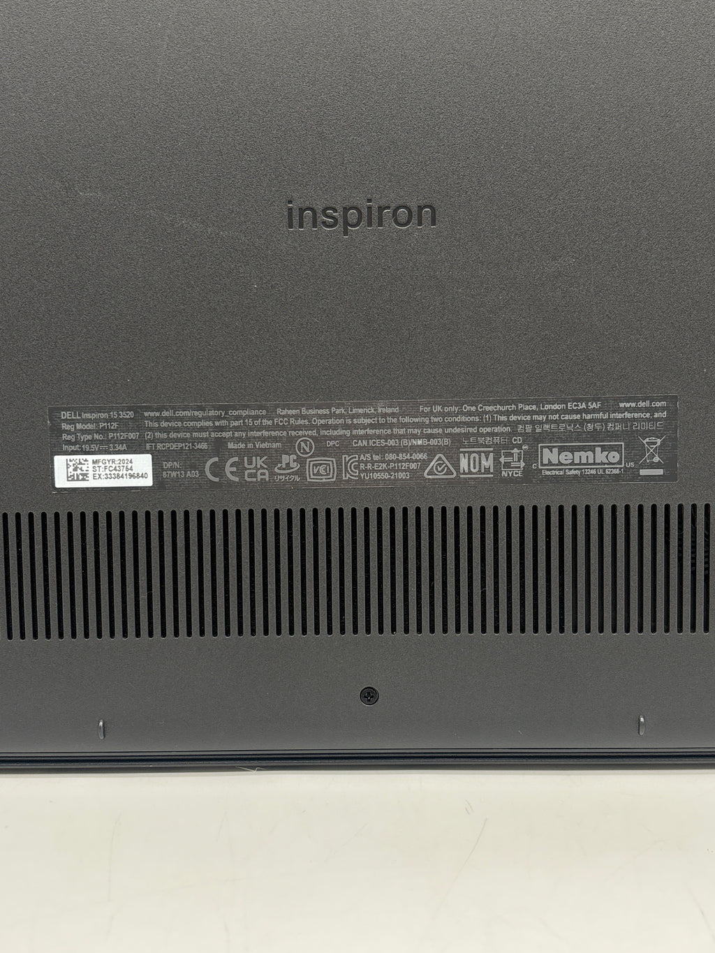 Dell Inspiron 15 3520 i7-1255U 16GB RAM 1TB