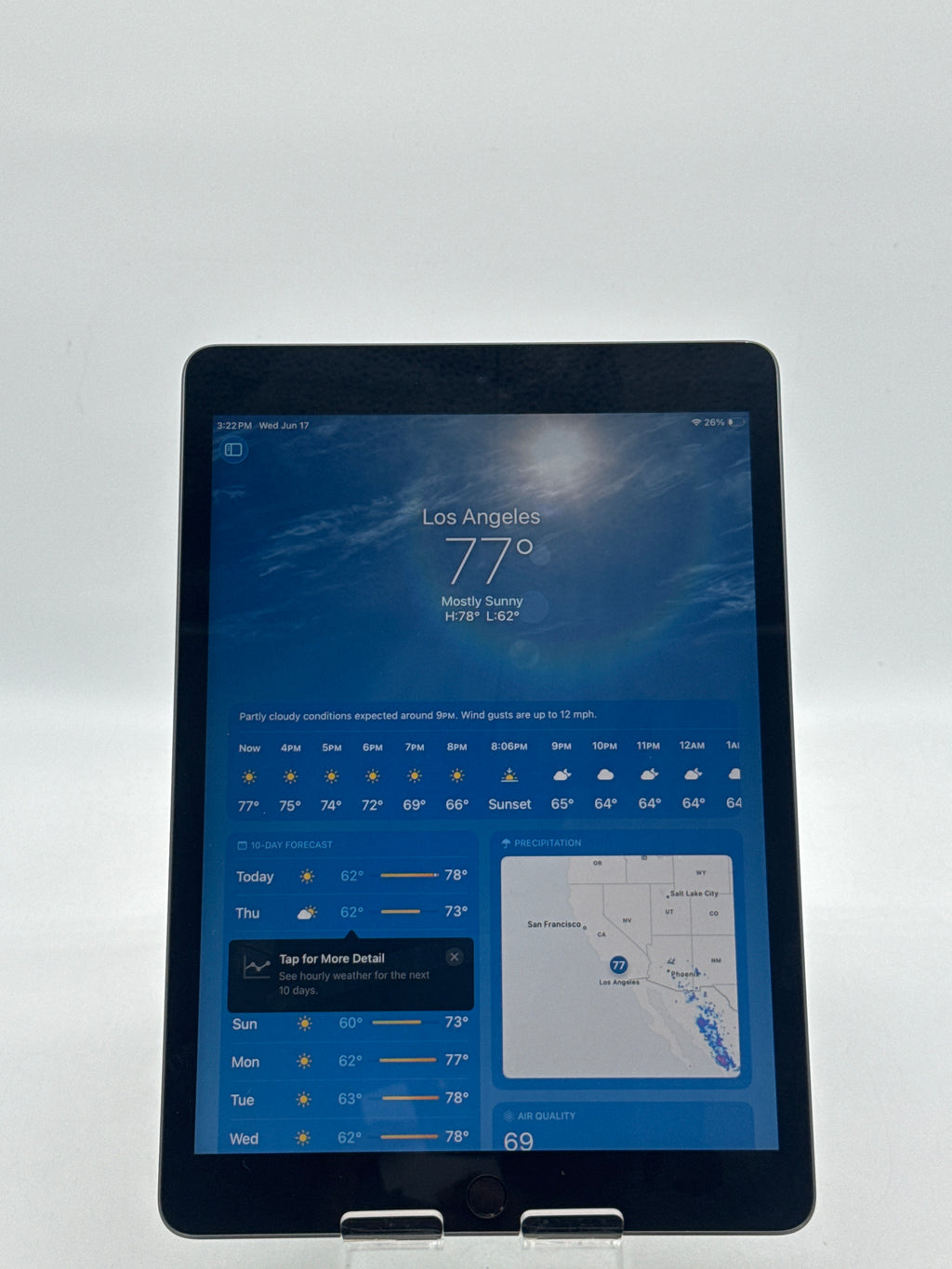 Apple iPad 9th Gen 10.2" 64GB  WiFi Only - Space Gray A2602