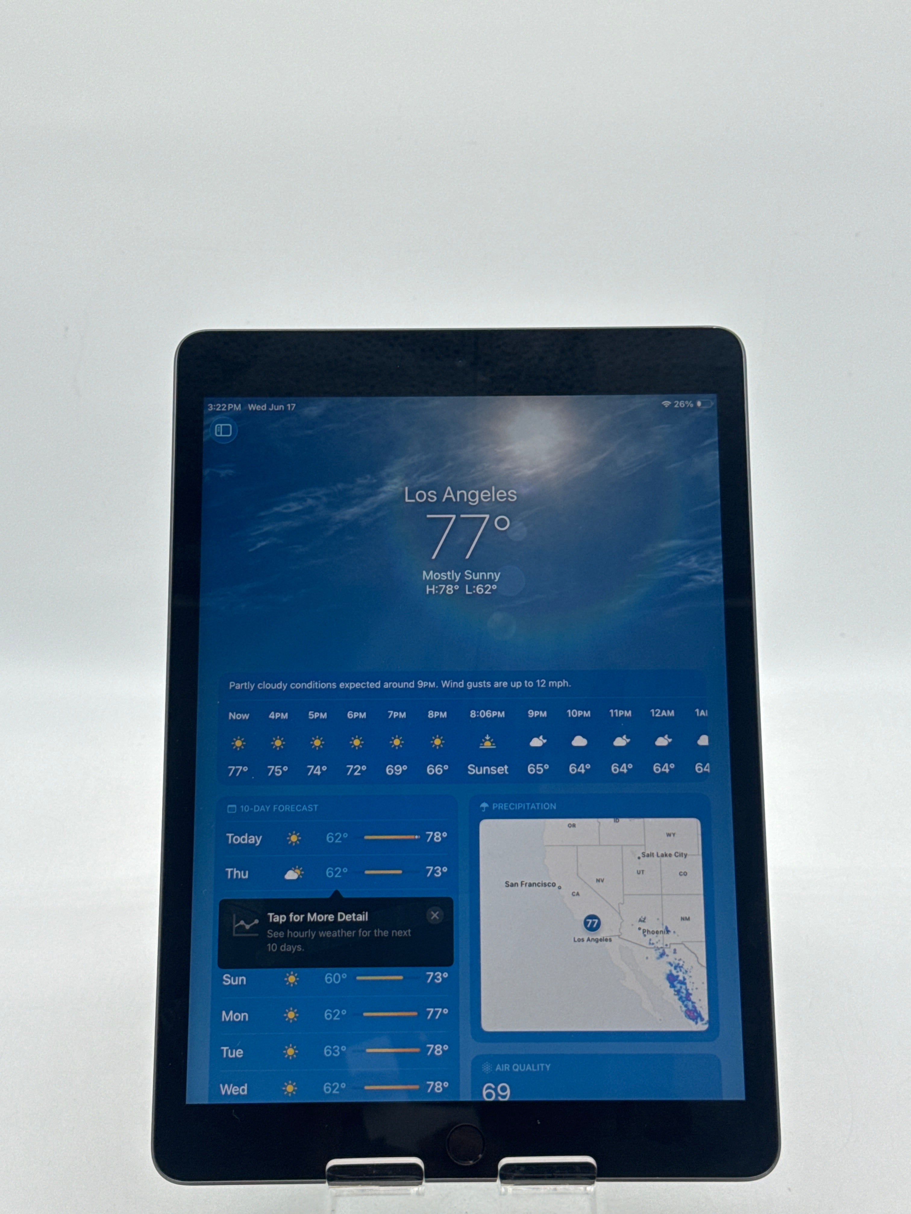 Apple iPad 9th Gen 10.2" 64GB  WiFi Only - Space Gray A2602