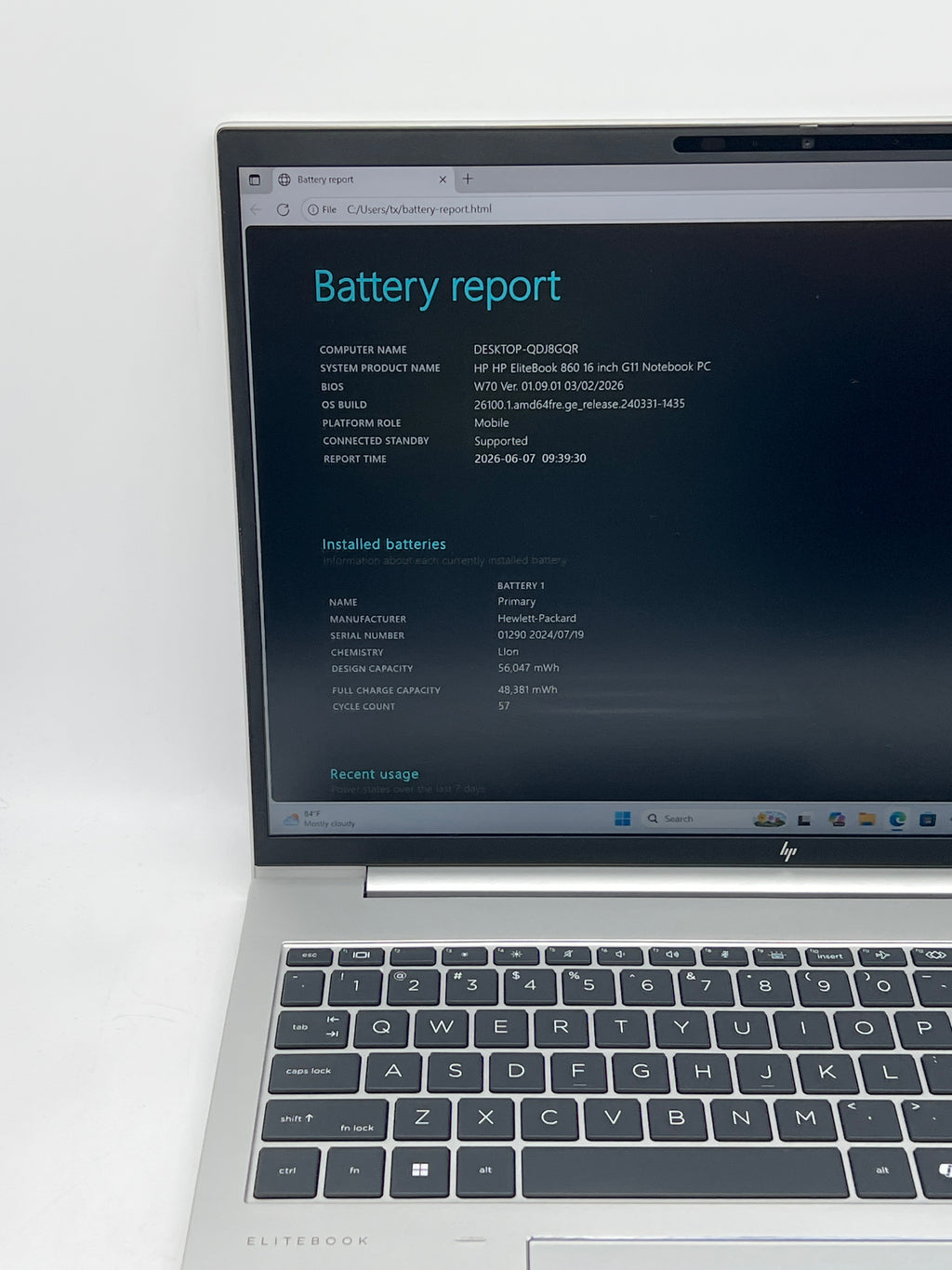 HP Elitebook 860 G11 Ultra 7 155U 32GB RAM 1TB SSD