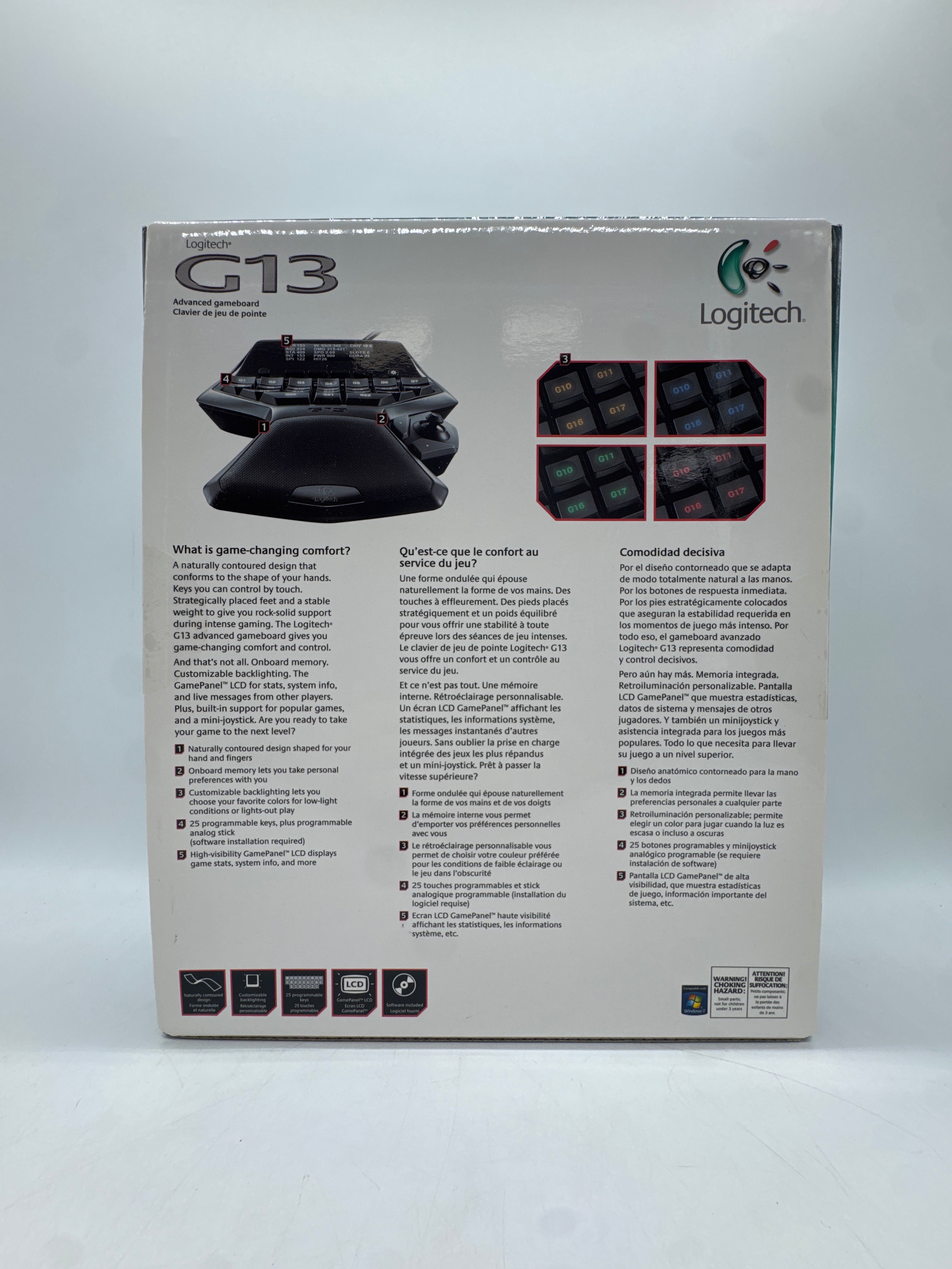 Logitech G13 Advanced Gameboard - New Open Box