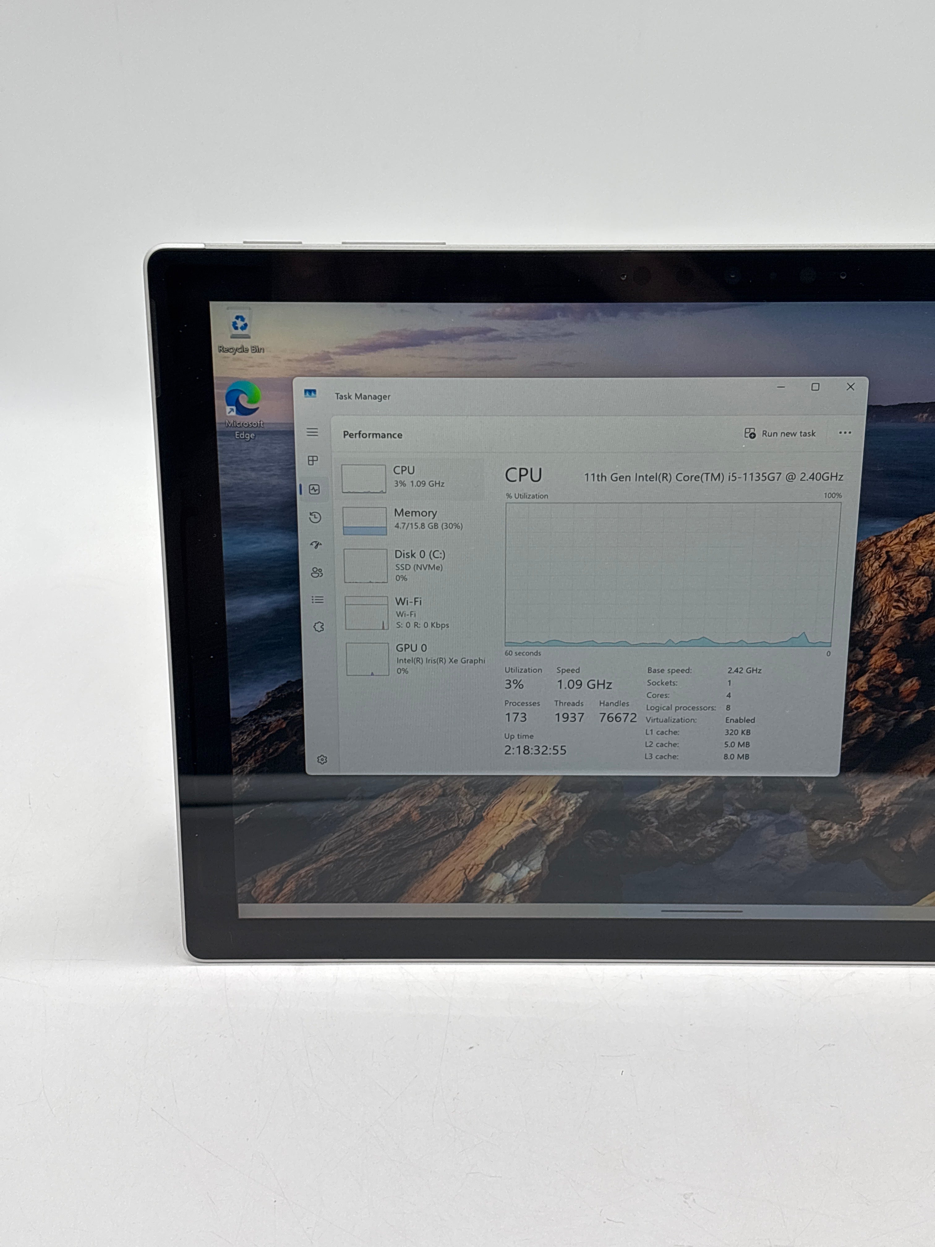 Microsoft Surface Pro 7+ 1960 i5-1135G7 16GB RAM 256GB SSD -  With New Dock
