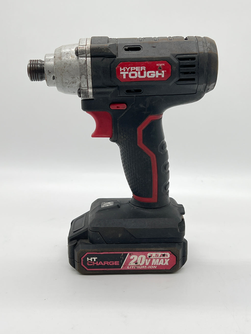 Hyper Tough Cordless Impact Driver 20V 1.5Ah Battery Red Used