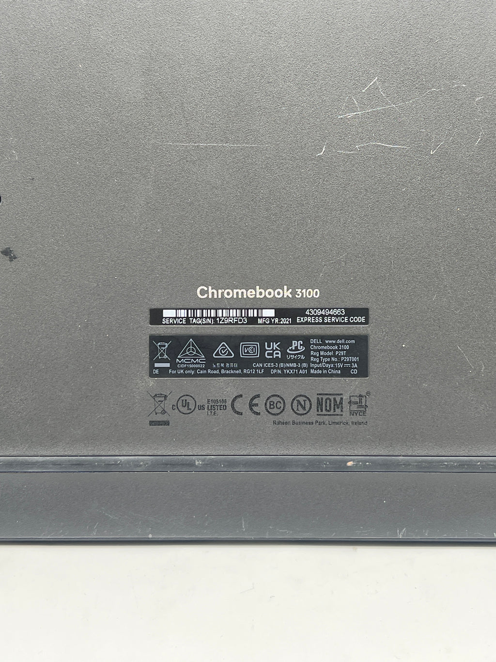 Dell Chromebook 3100 N4020 4GB RAM 32GB eMMC - Used
