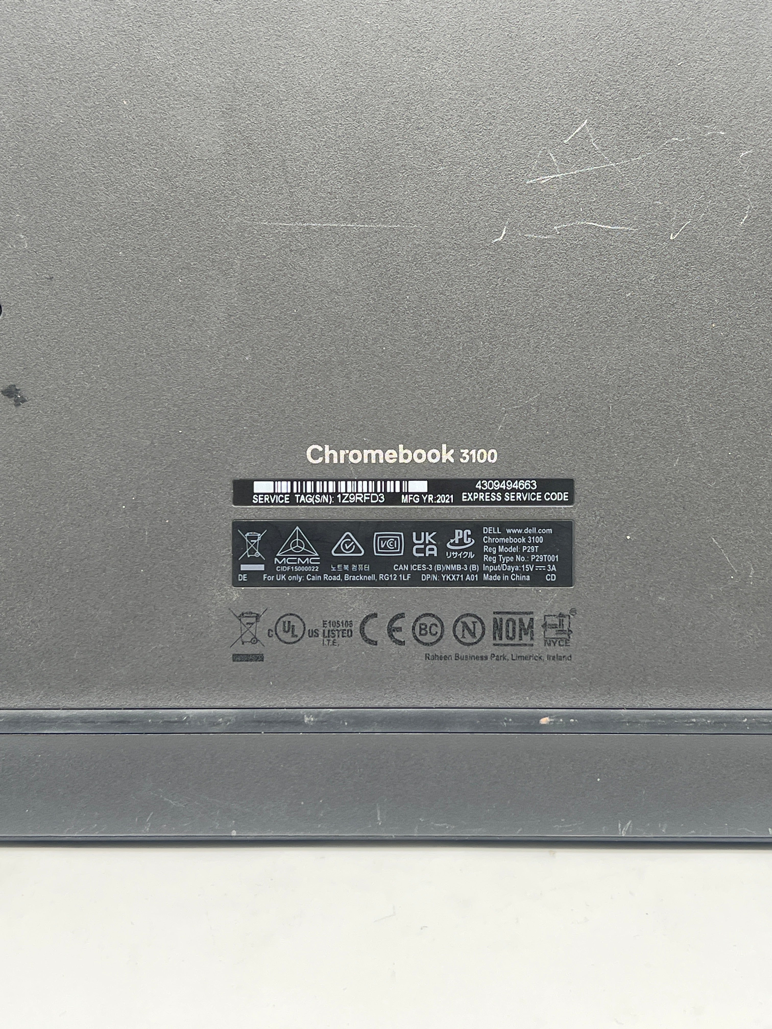 Dell Chromebook 3100 N4020 4GB RAM 32GB eMMC - Used