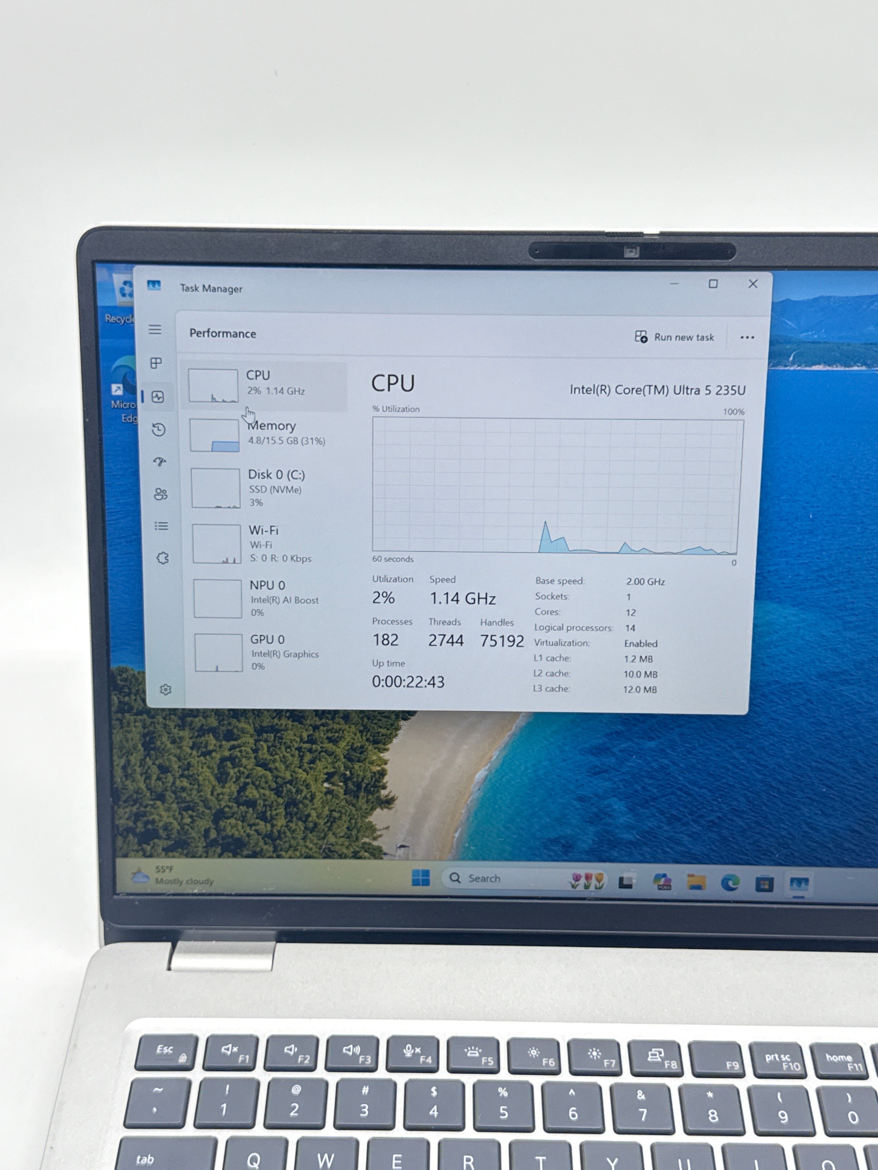 Dell Pro 14 14" Core Ultra 5 235U 2.0GHz 16GB RAM 512GB SSD Gray Used