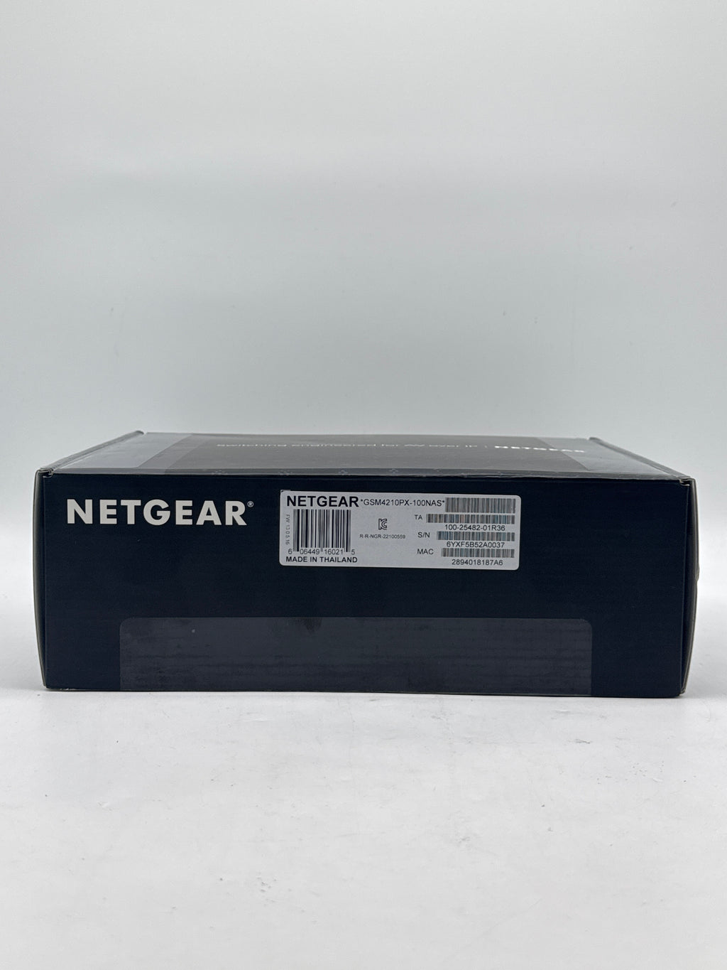 Netgear GSM4210PX-100NAS Wired Router Black New In Box