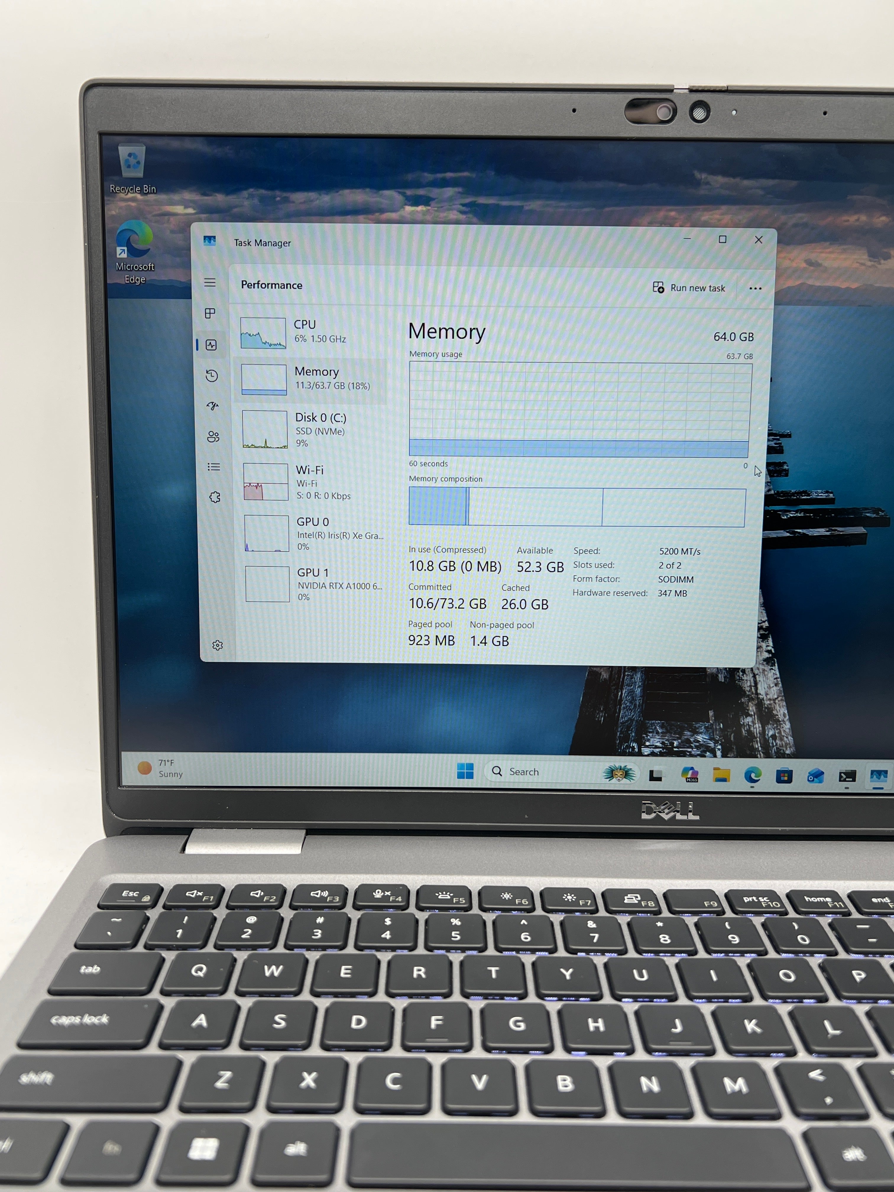 Dell Precision 3581 i7-13800H 64GB RAM 1TB SSD RTX 1000 - Used (Warranty)