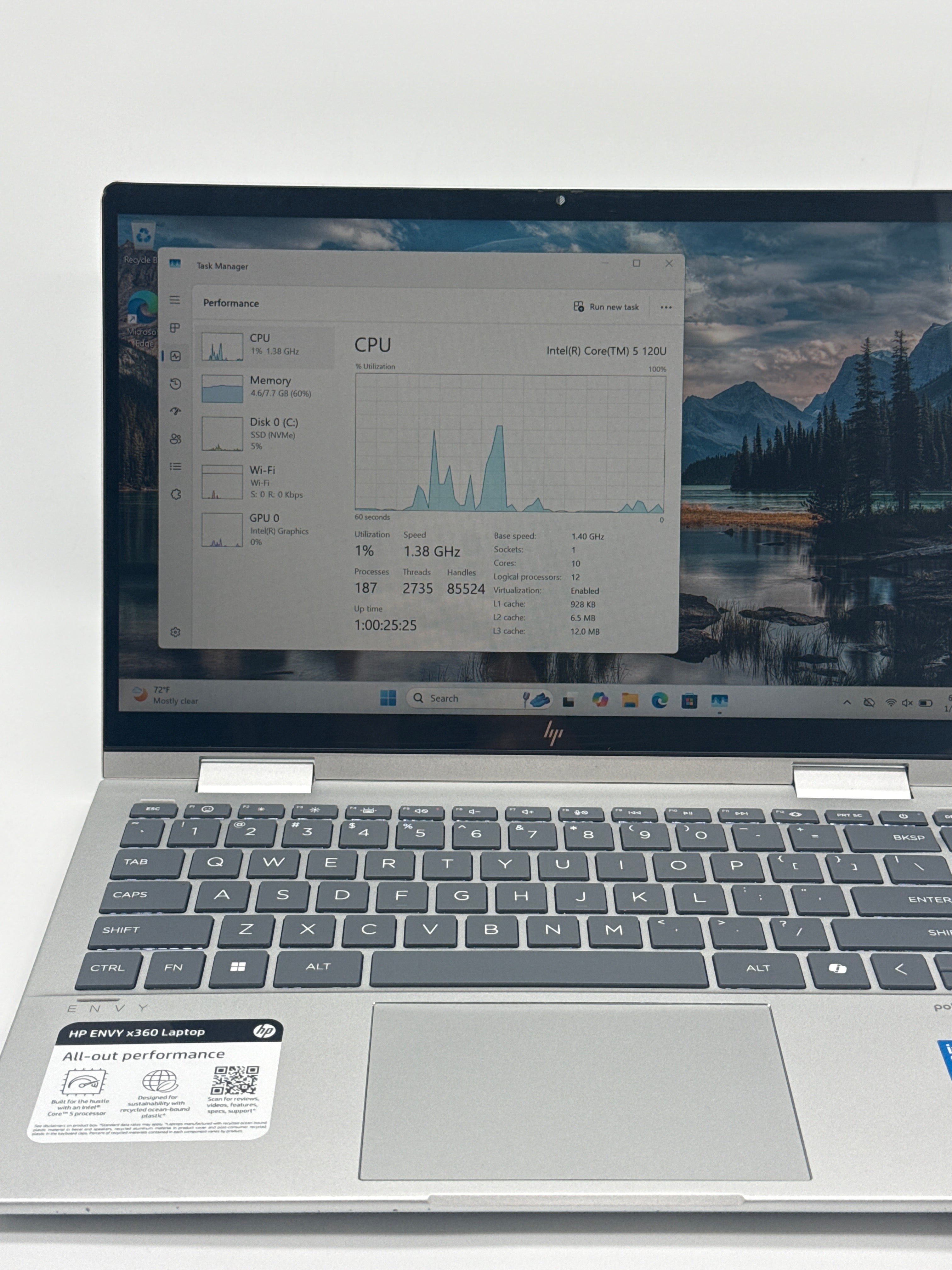 HP 14-ep0063nr Intel Core 5 120U 8GB RAM 512GB SSD - Broken/Read