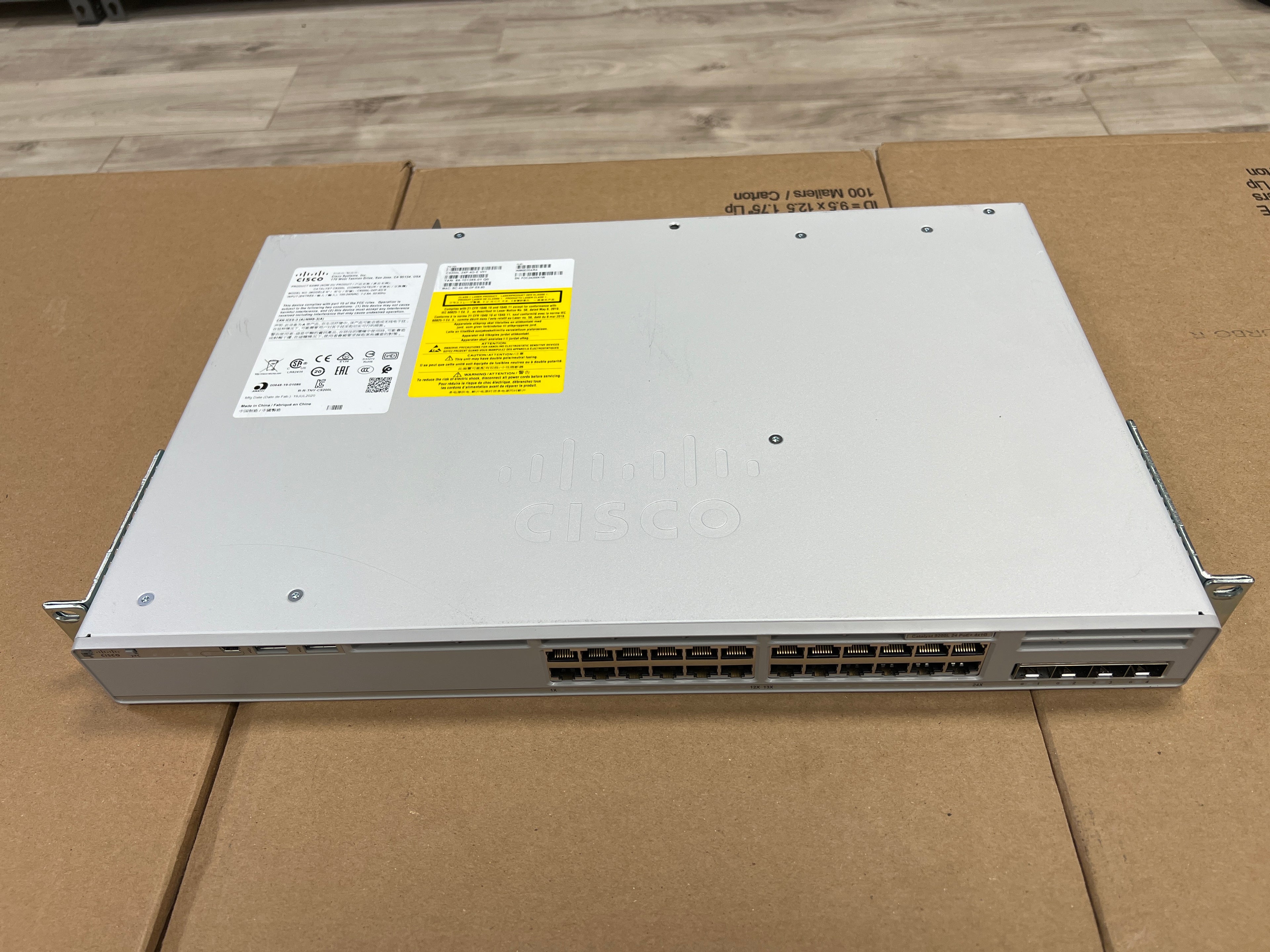 Cisco C9200L-24P-4G-E 24-Port Catalyst 9200L POE Switch