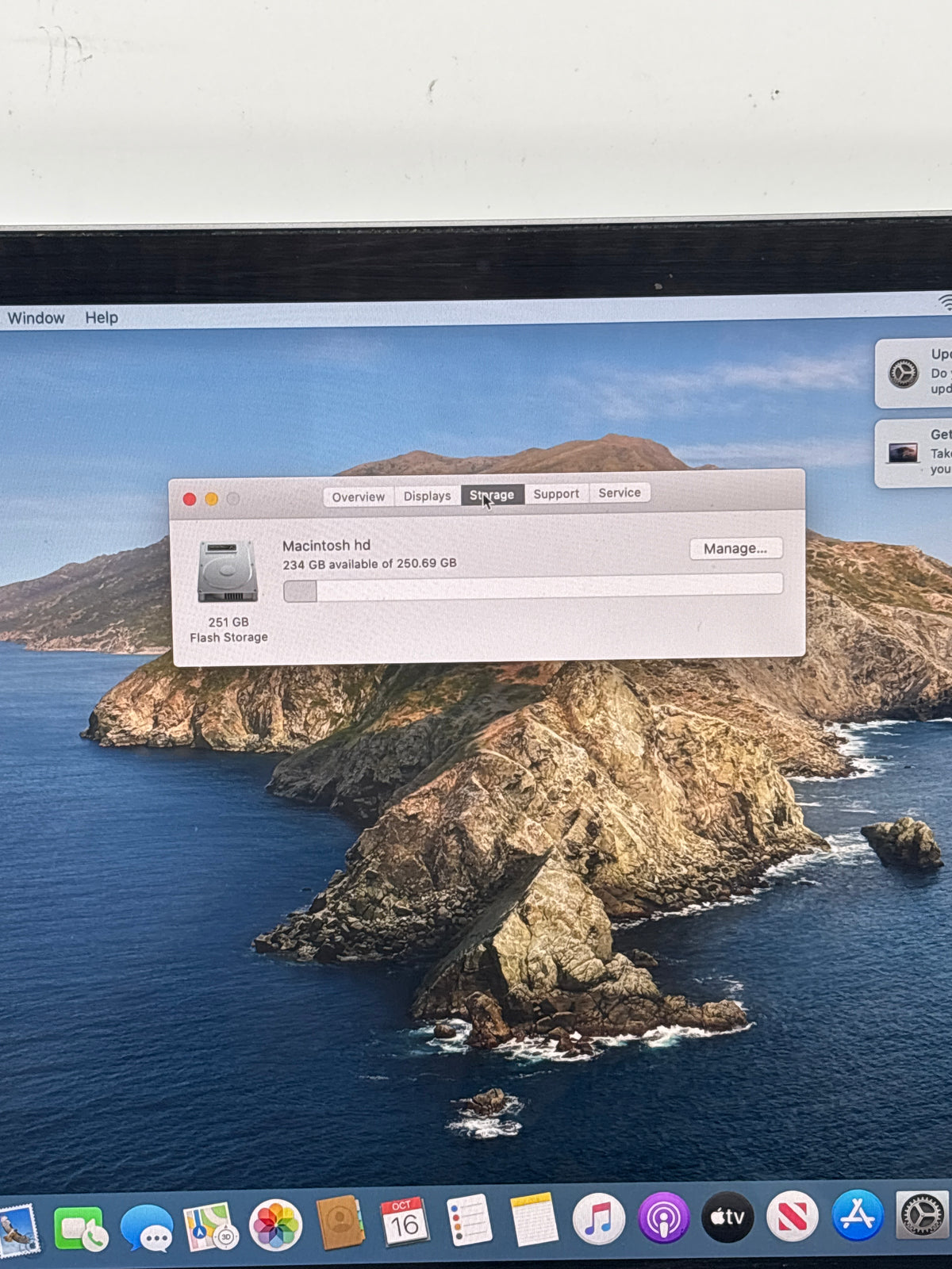 Apple MacBook Pro 13in 2020 A2289 Core i5 8GB RAM 256GB SSD Space Gray - Used