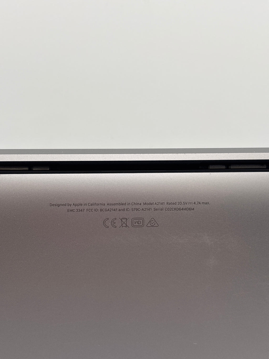 Apple MacBook Pro 16" A2141 2019 i7 16GB RAM 512GB SSD - Bad Display