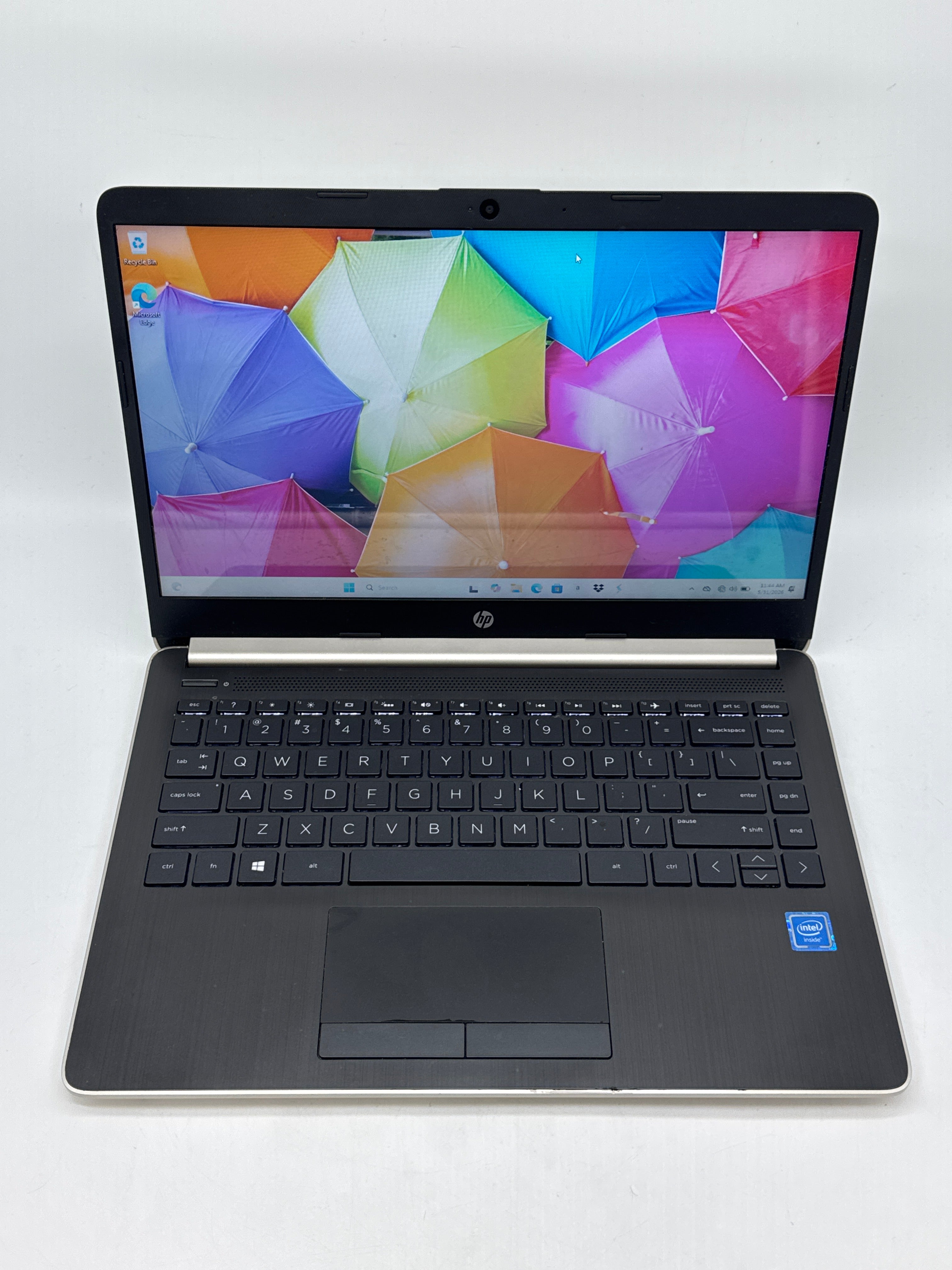 HP 14-cf0011ds Laptop Celeron N4000 4GB RAM 64GB SD - Used
