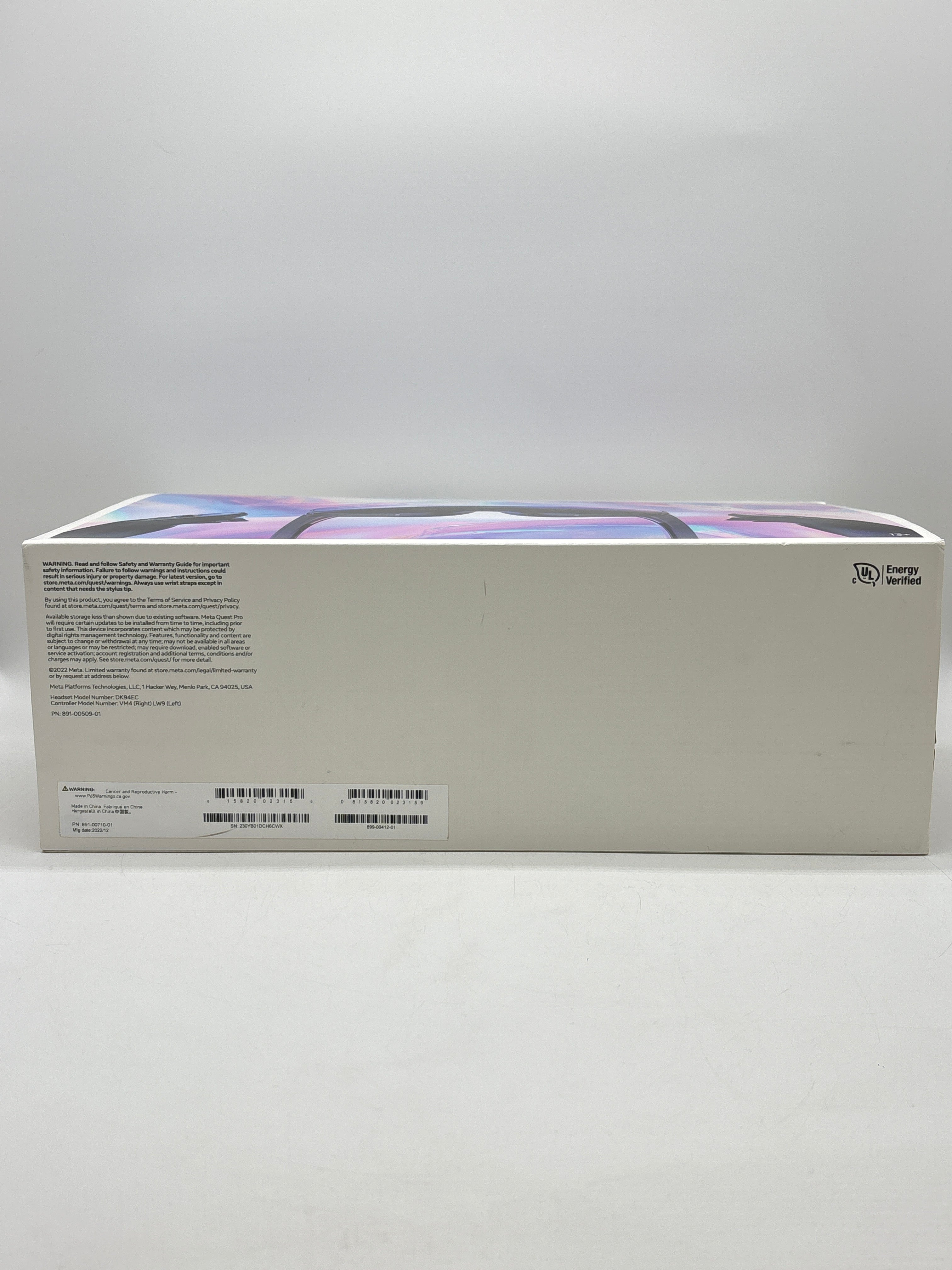 Meta Quest Pro 256GB Standalone VR Headset Black - Used With Box
