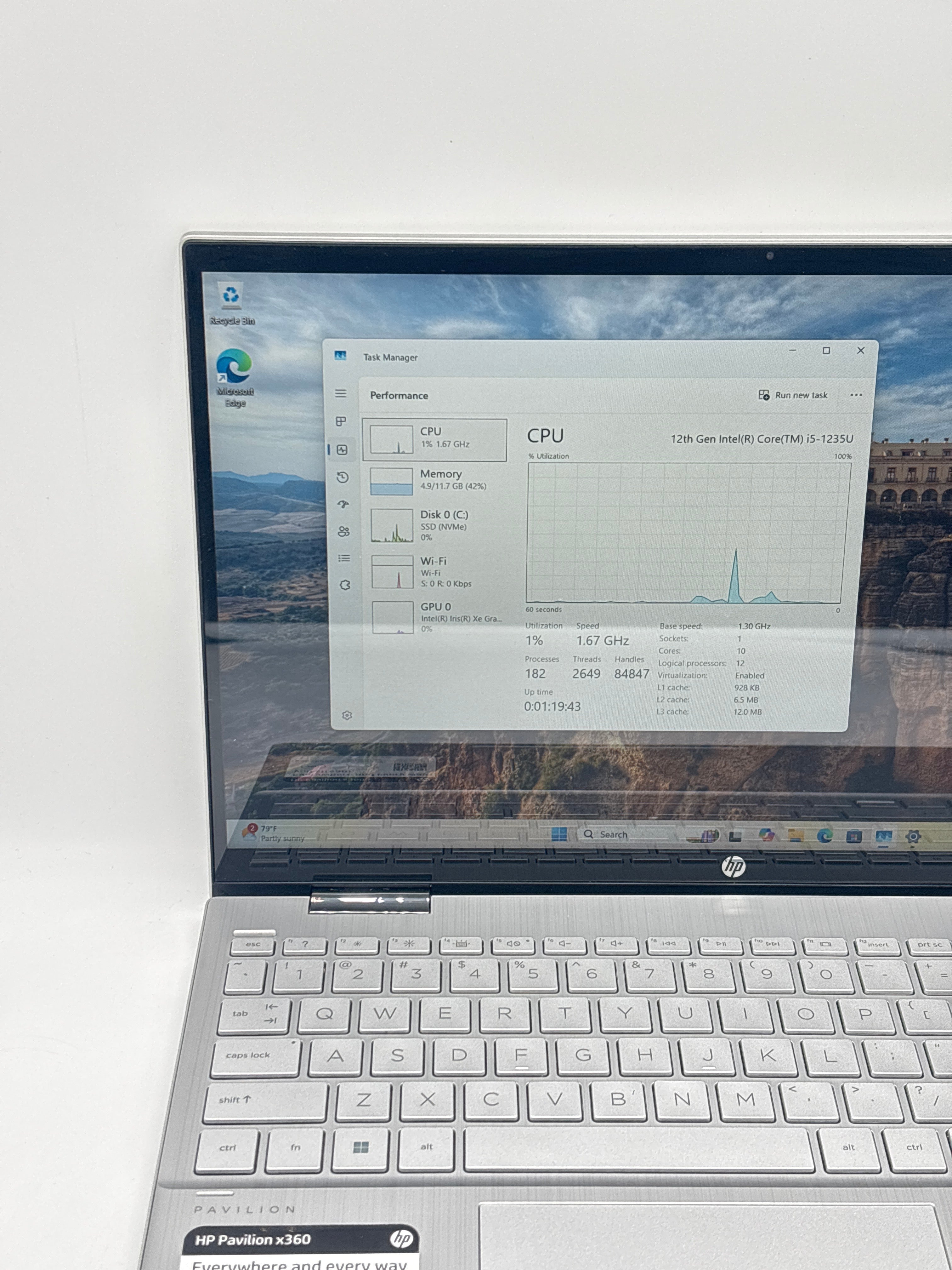 HP Pavilion x360 15-er1051cl i5-1235U 12GB RAM 512GB SSD