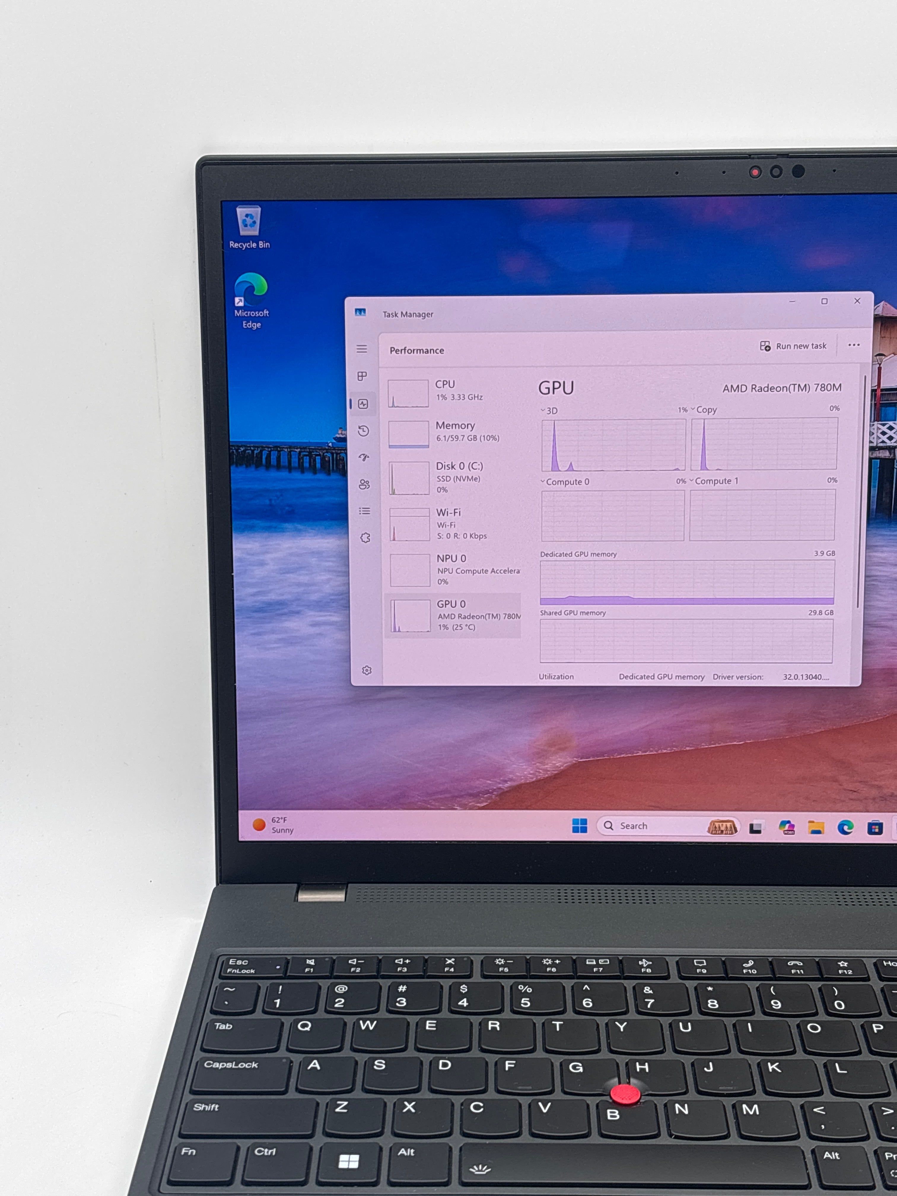 Lenovo ThinkPad P16s Gen 2 Ryzen 7 PRO 7840U 64GB RAM 1TB SSD - Warranty