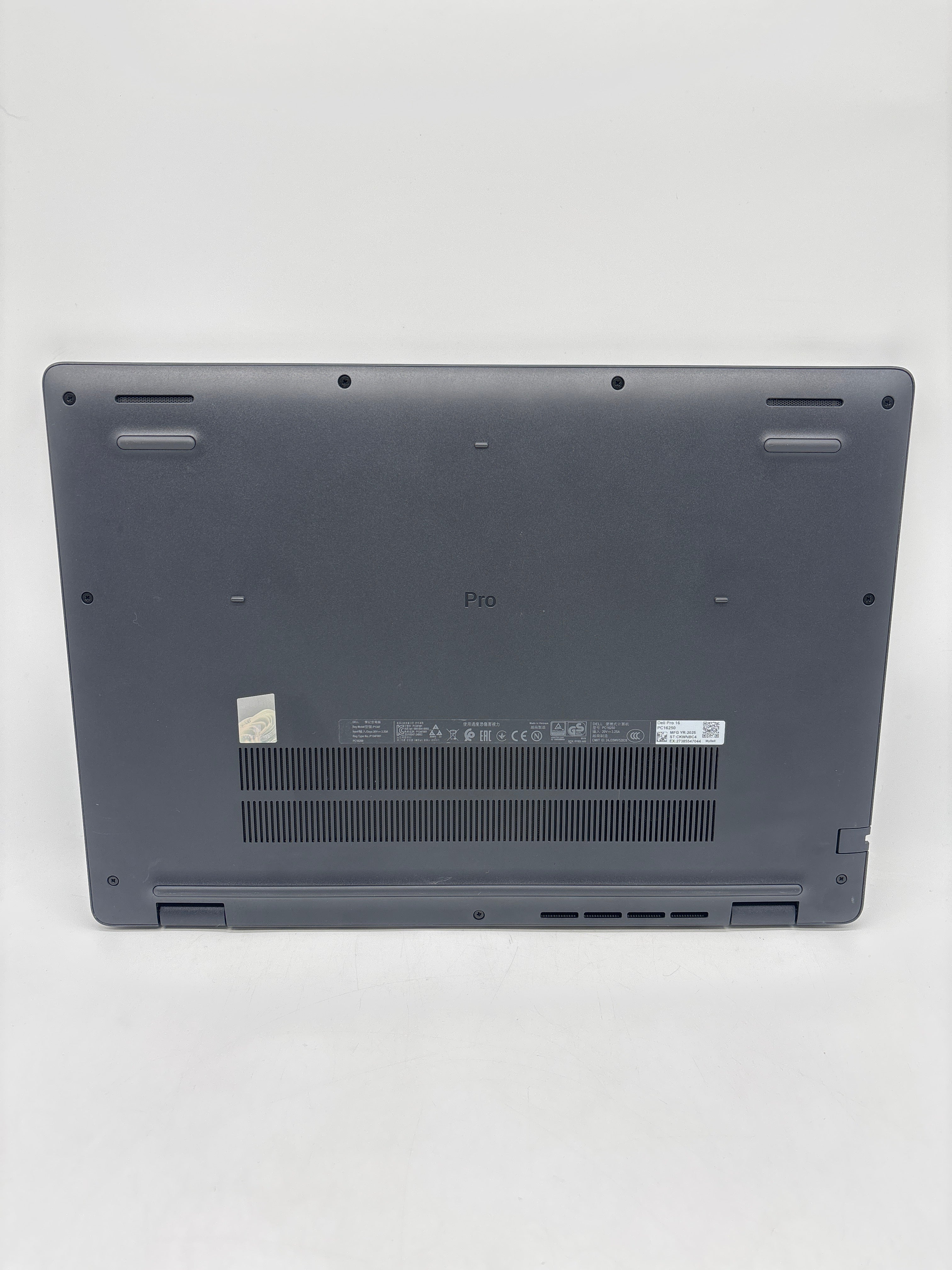 Dell Pro 16 PC16250 i3 100U 8GB RAM 256GB SSD Black