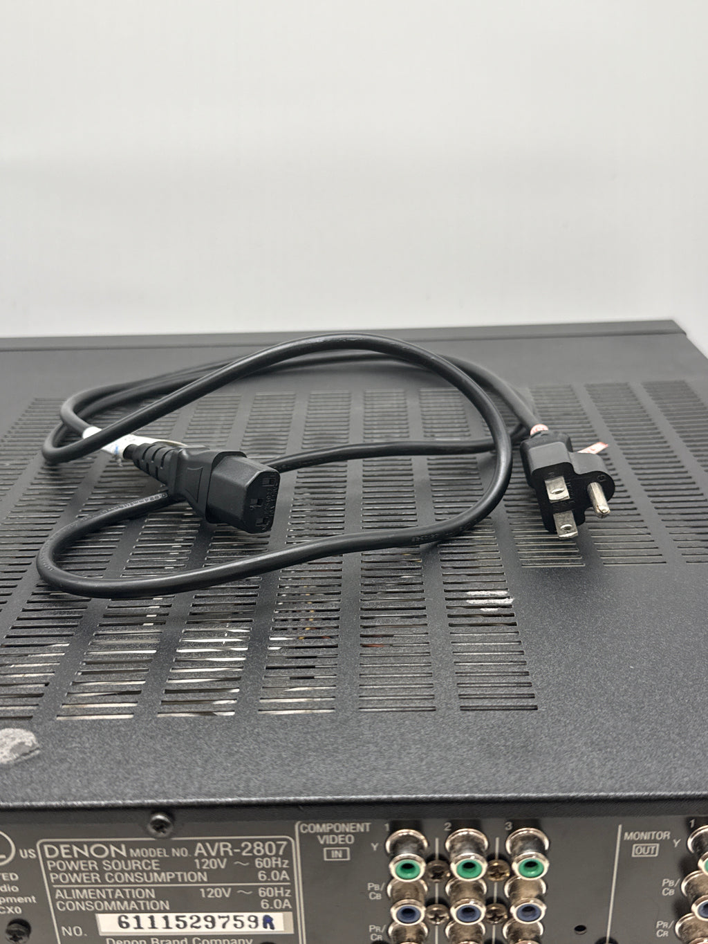 Denon AVR-2807 AL24 7.1 A/V Receiver Black - Used Tested