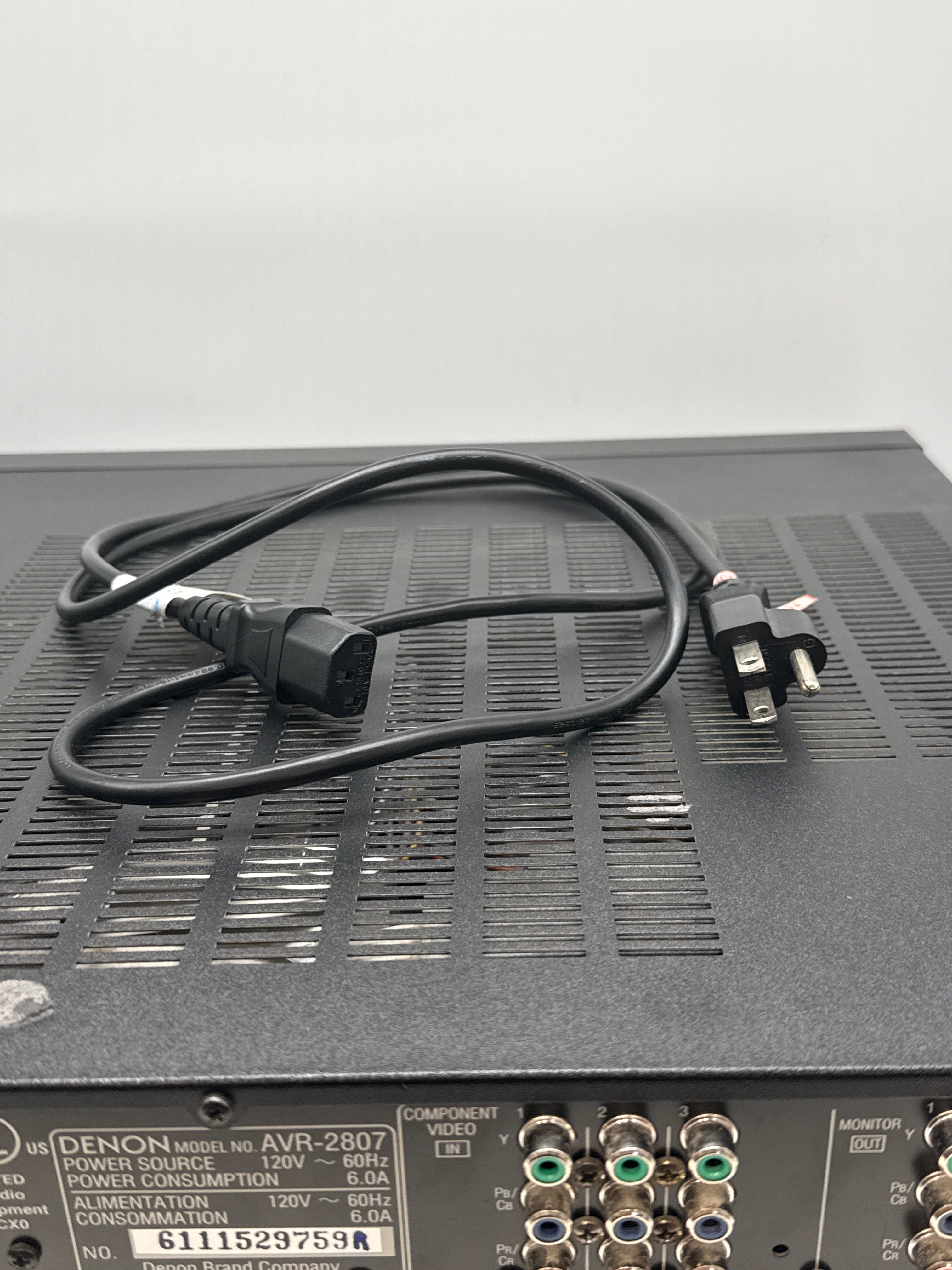 Denon AVR-2807 AL24 7.1 A/V Receiver Black - Used Tested