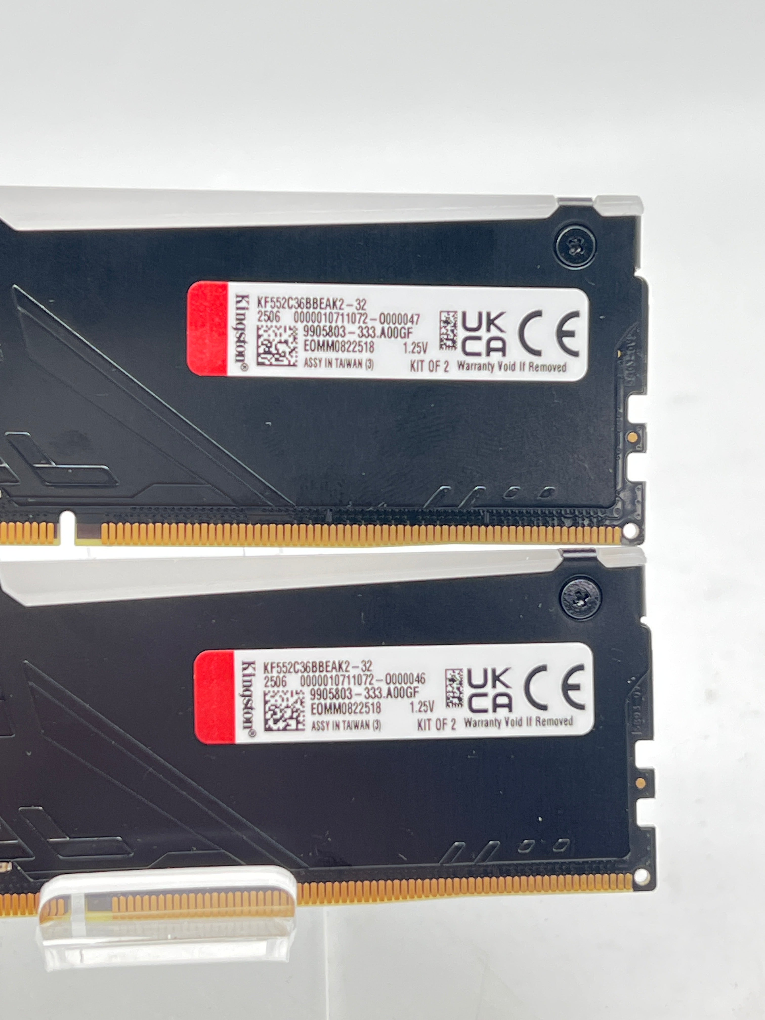 Kingston FURY Beast RGB 32GB (2x16GB) DDR5 RAM 5200MHz Black