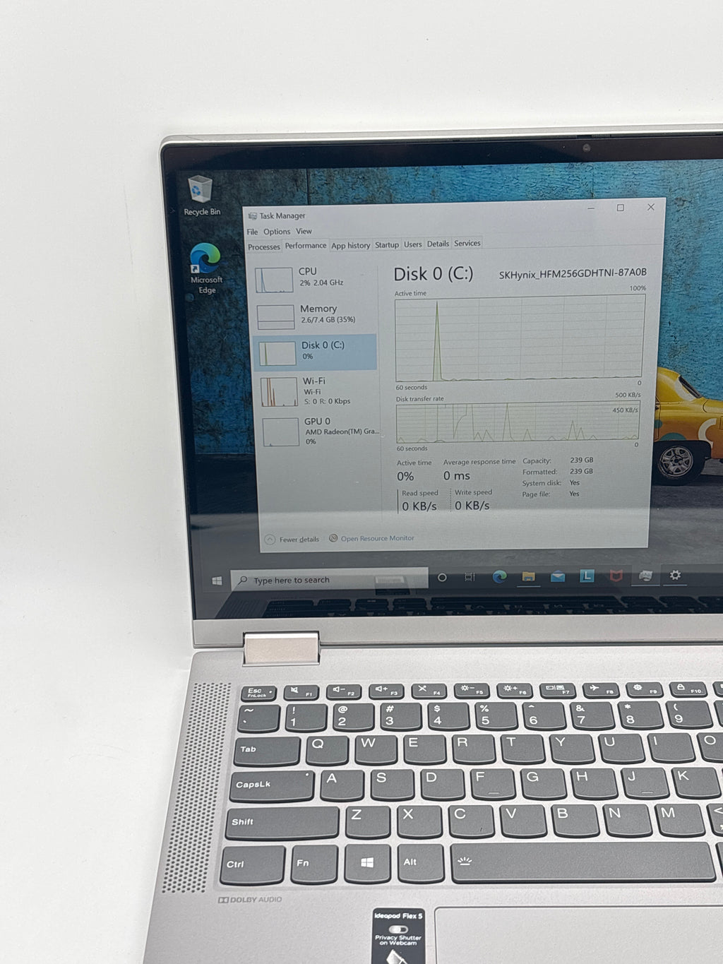 Lenovo Ideapad Flex 5 14ARE05 Ryzen 5 4500U 8GB RAM 256GB SSD