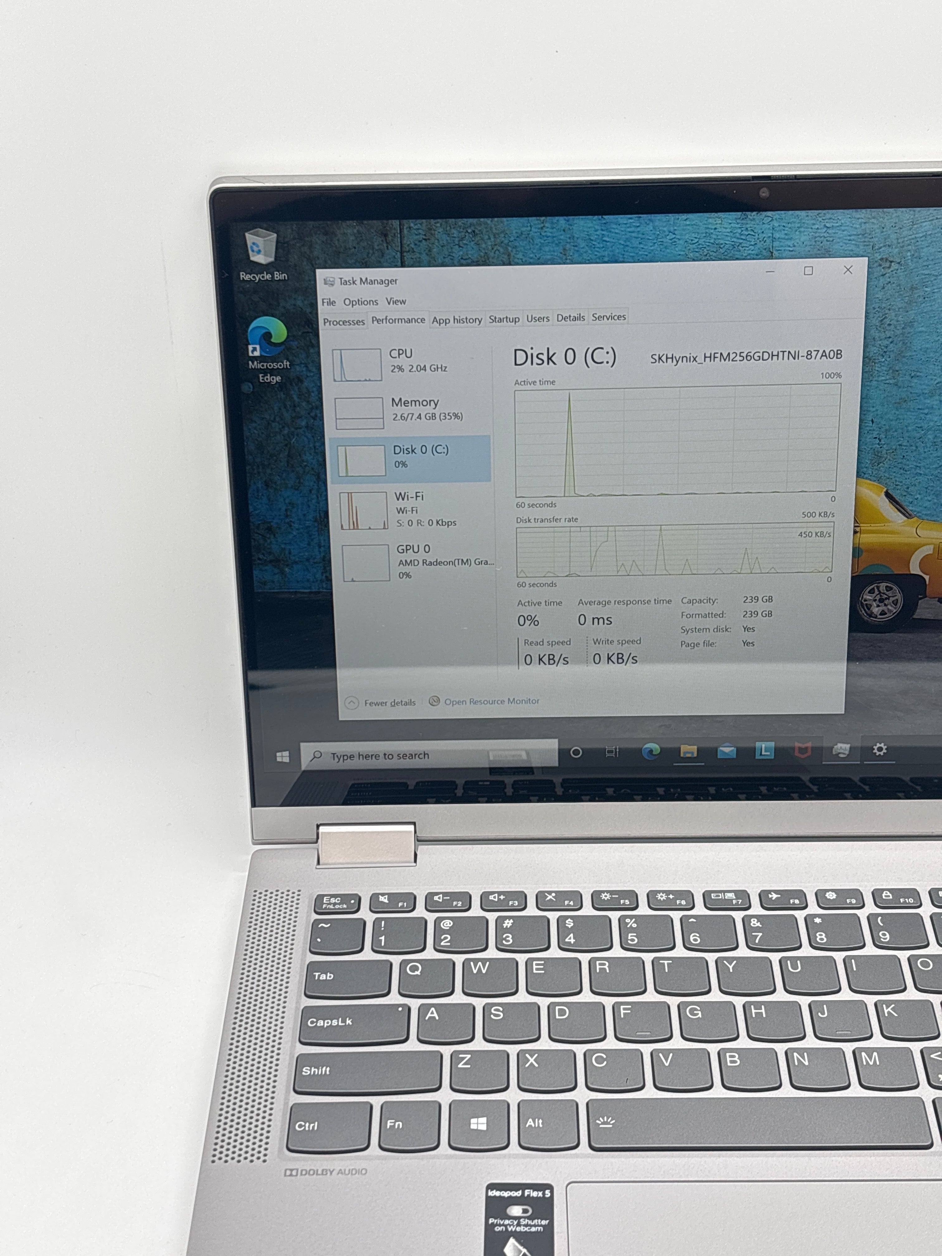 Lenovo Ideapad Flex 5 14ARE05 Ryzen 5 4500U 8GB RAM 256GB SSD