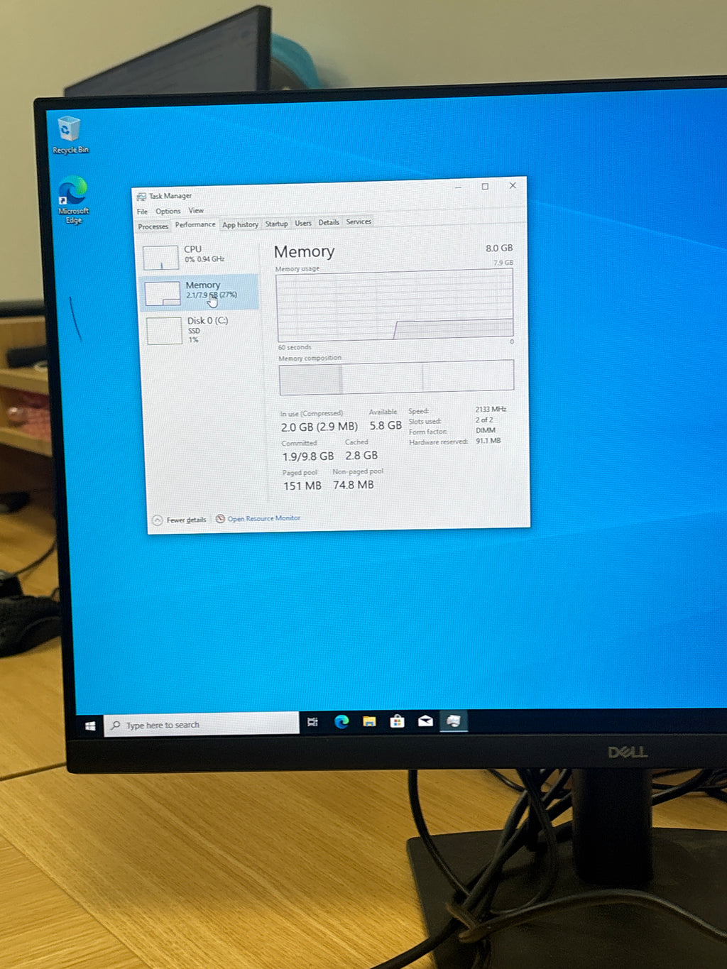 Lenovo ThinkCentre M700 Desktop Core i5 6500 8GB RAM 256GB SSD Black - Used