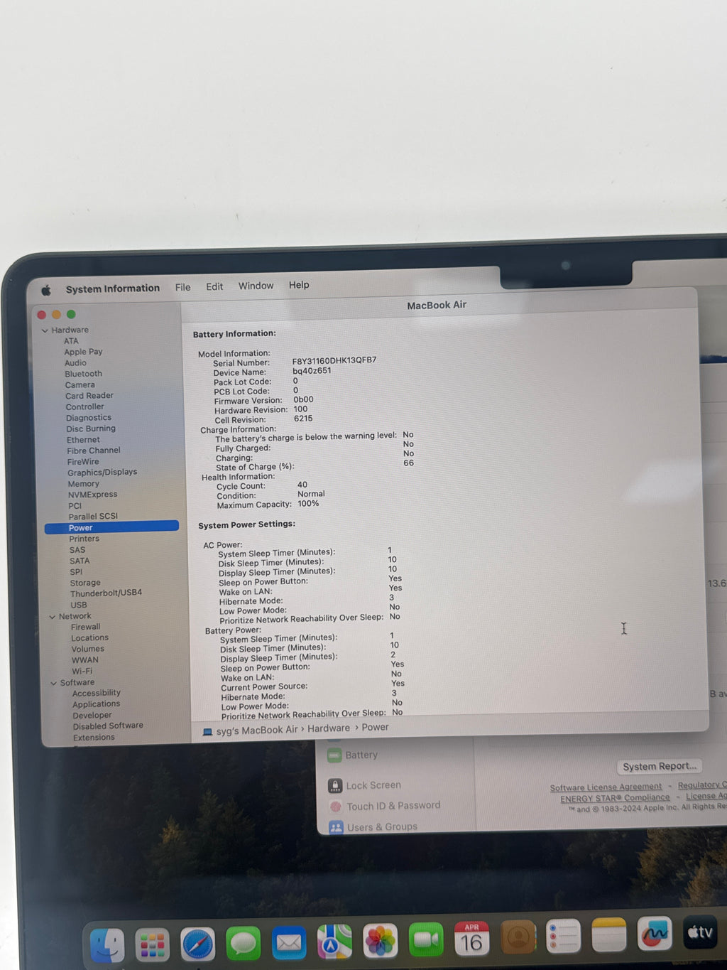 Apple MacBook Air A2681 M2 Chip 8GB RAM 512 GB SSD - Used