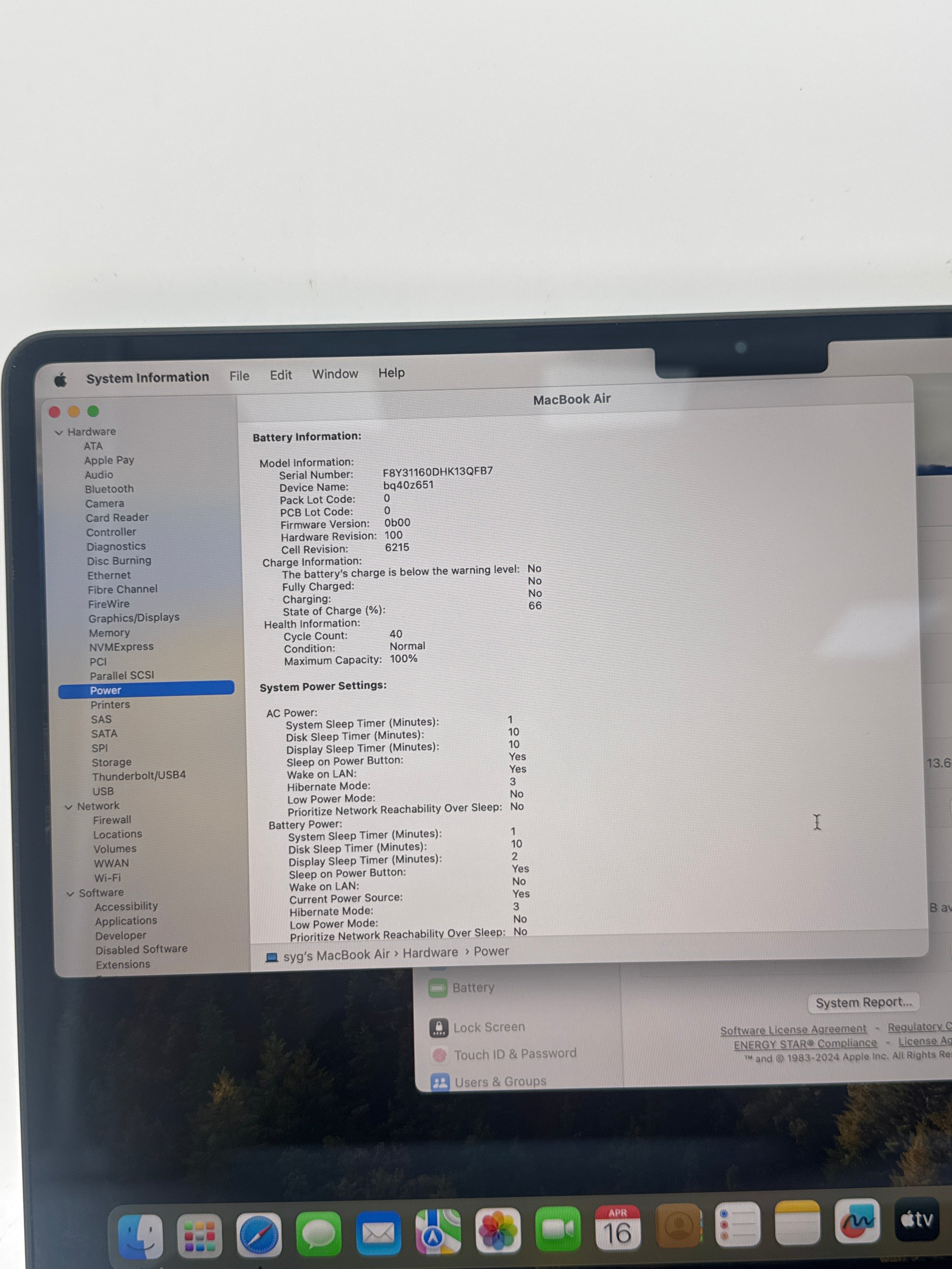 Apple MacBook Air A2681 M2 Chip 8GB RAM 512 GB SSD - Used