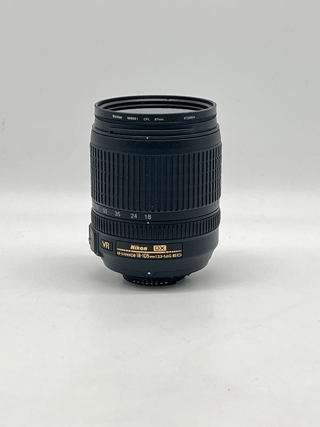 Nikon AF-S DX Nikkor 18-105mm 1:3.5-5.6G ED VR 67mm Lens - Used