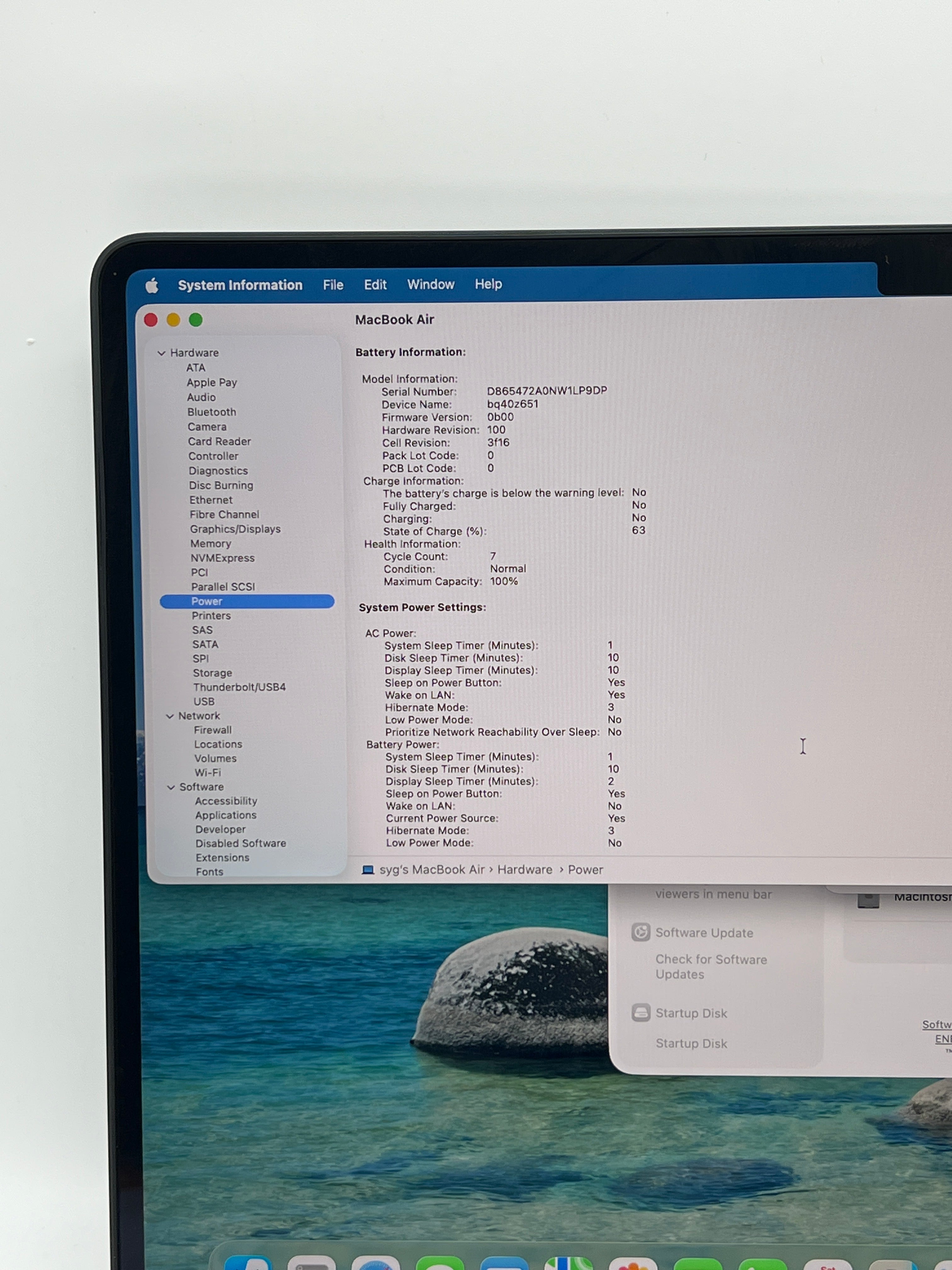 Apple MacBook Air 15" M4 A3241 16GB RAM 512GB SSD - Used