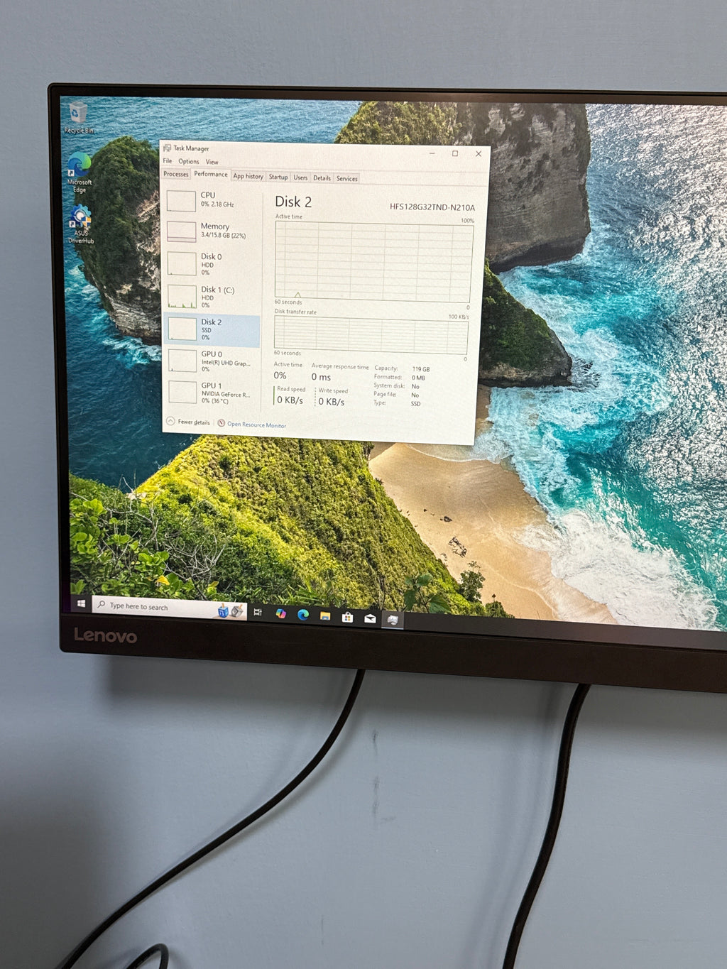 Custom PC Intel i7-8700k 16GB RAM GeForce RTX 3070 5.5TB HDD + 119GB SSD