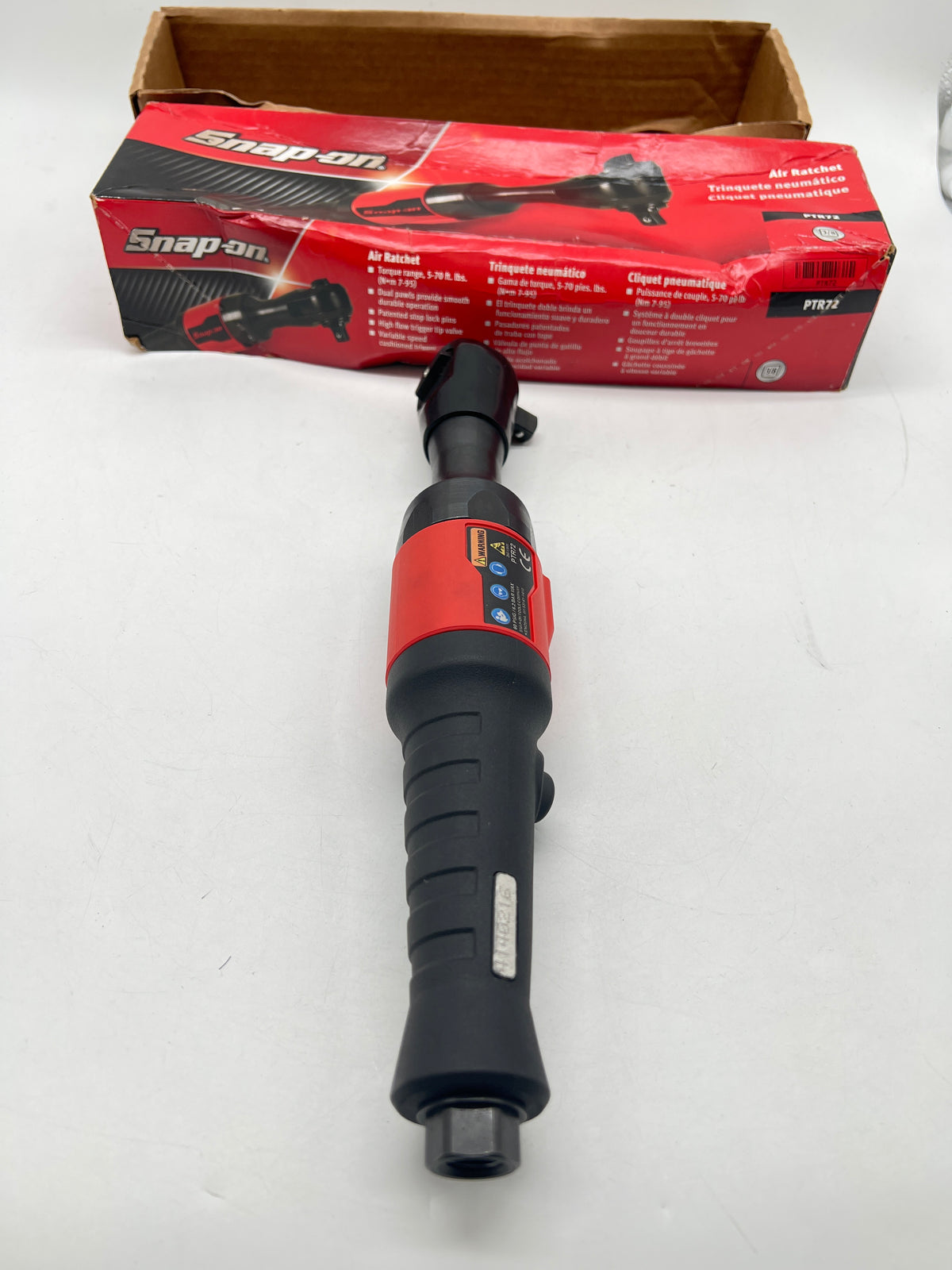 Snap-On PTR72 3/8in Super Duty Air Ratchet Black - Open Box