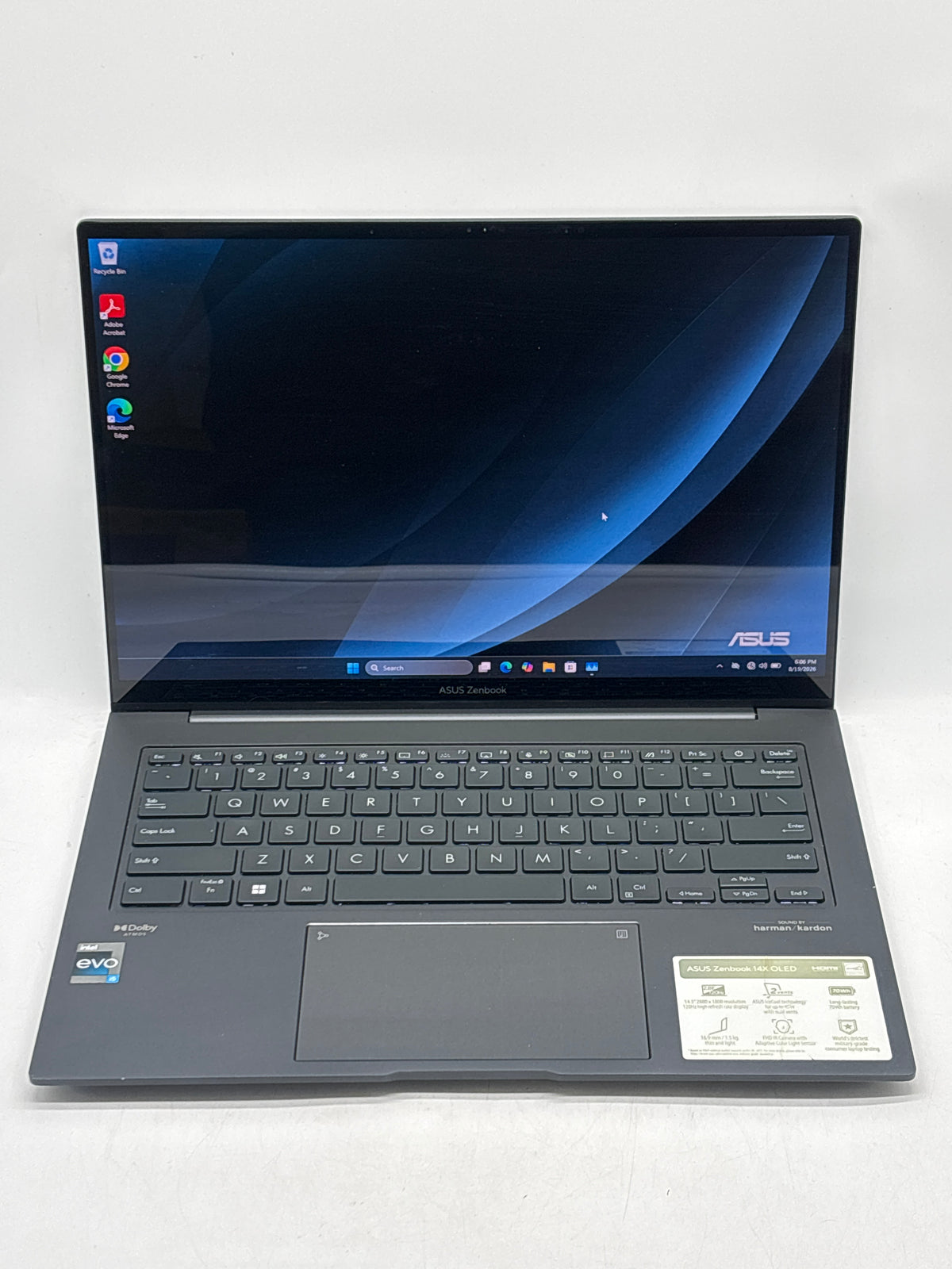 Asus Q410V 14" Intel Core i5-13500H 8GB RAM 512GB SSD Touchscreen Blue - Used