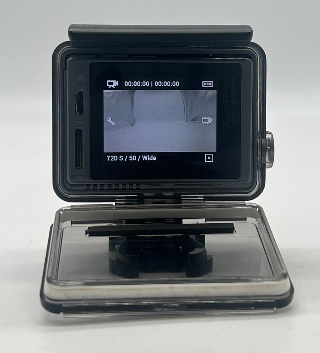 GoPro HERO+ Camcorder Gray w/ Waterproof Case - Used